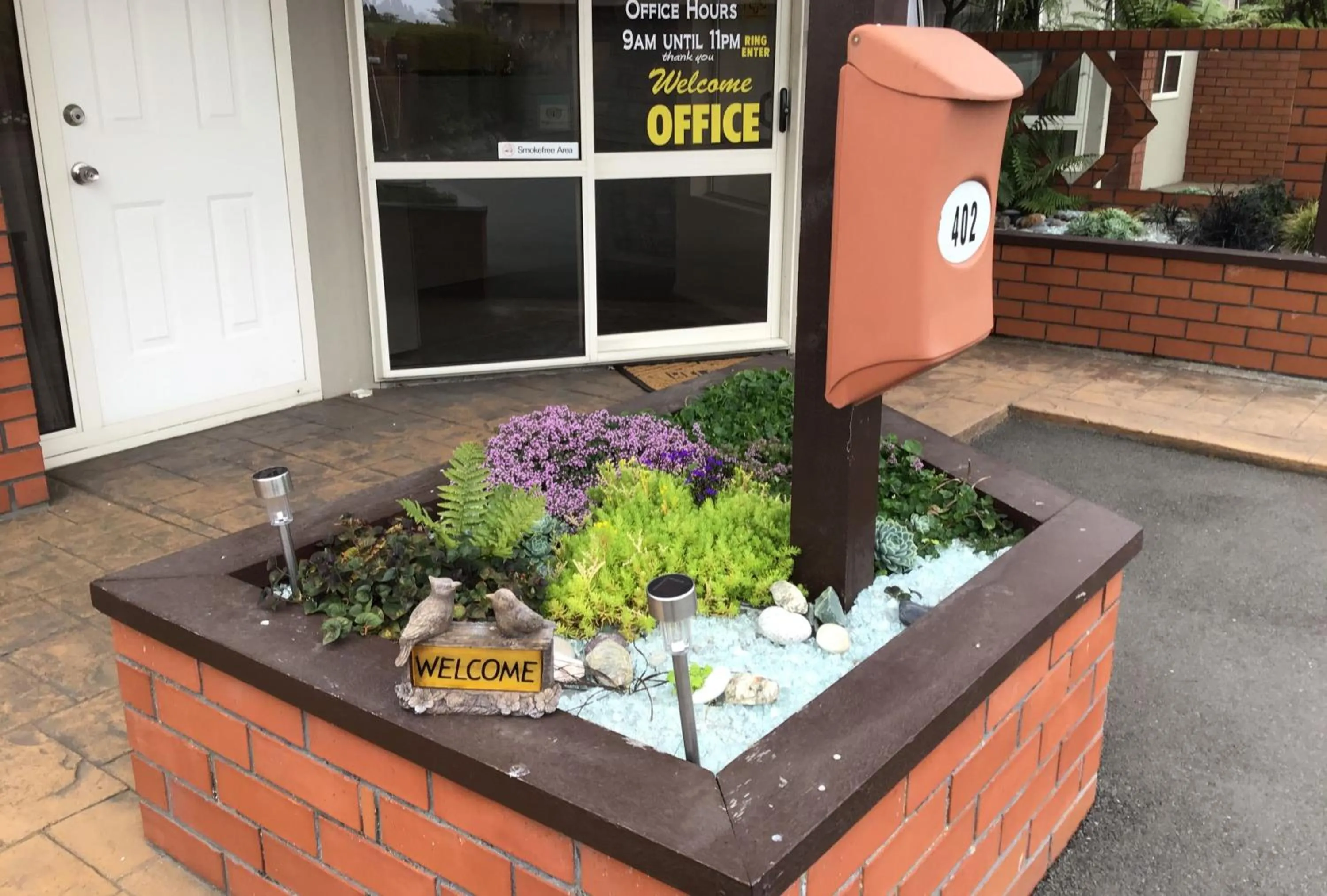 Patio in Avon City Motel