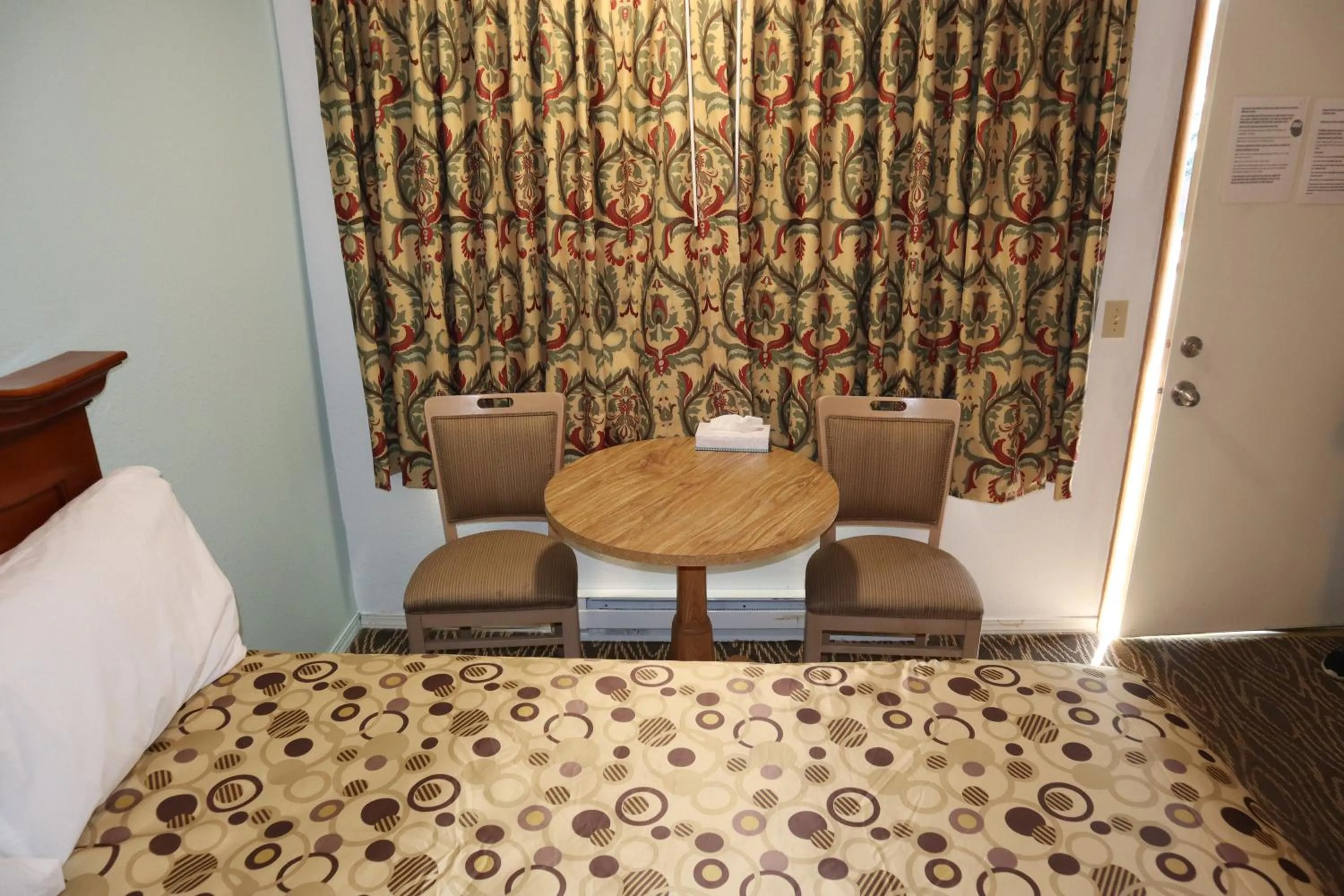 Bed in Silver Sands Motel