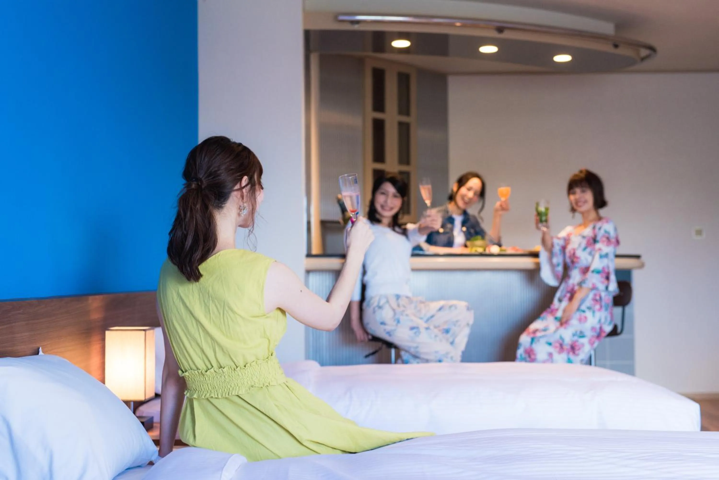 Bed in HiyagunLanaiResort