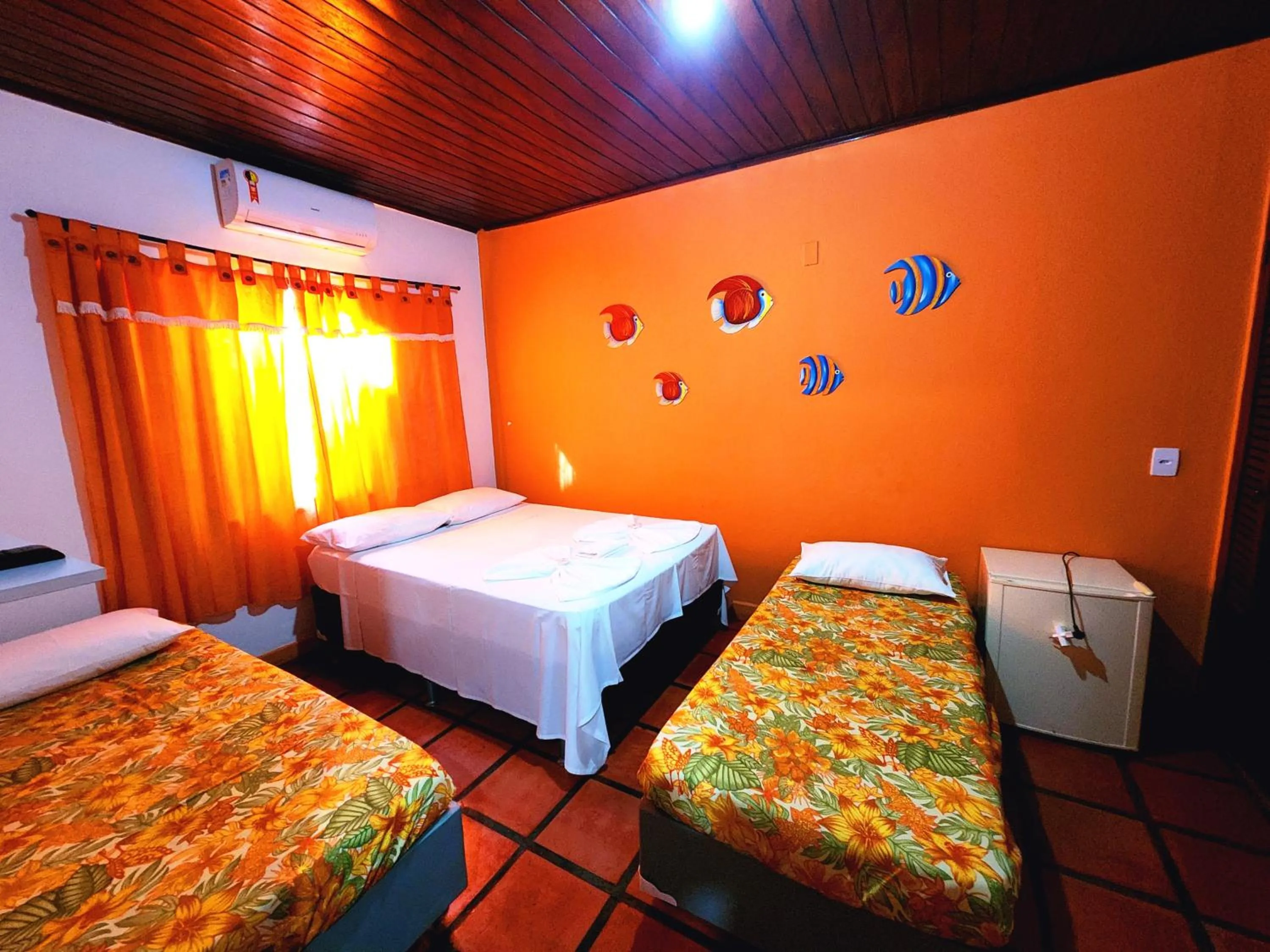 Bedroom, Bed in Pousada Viva Ubatuba