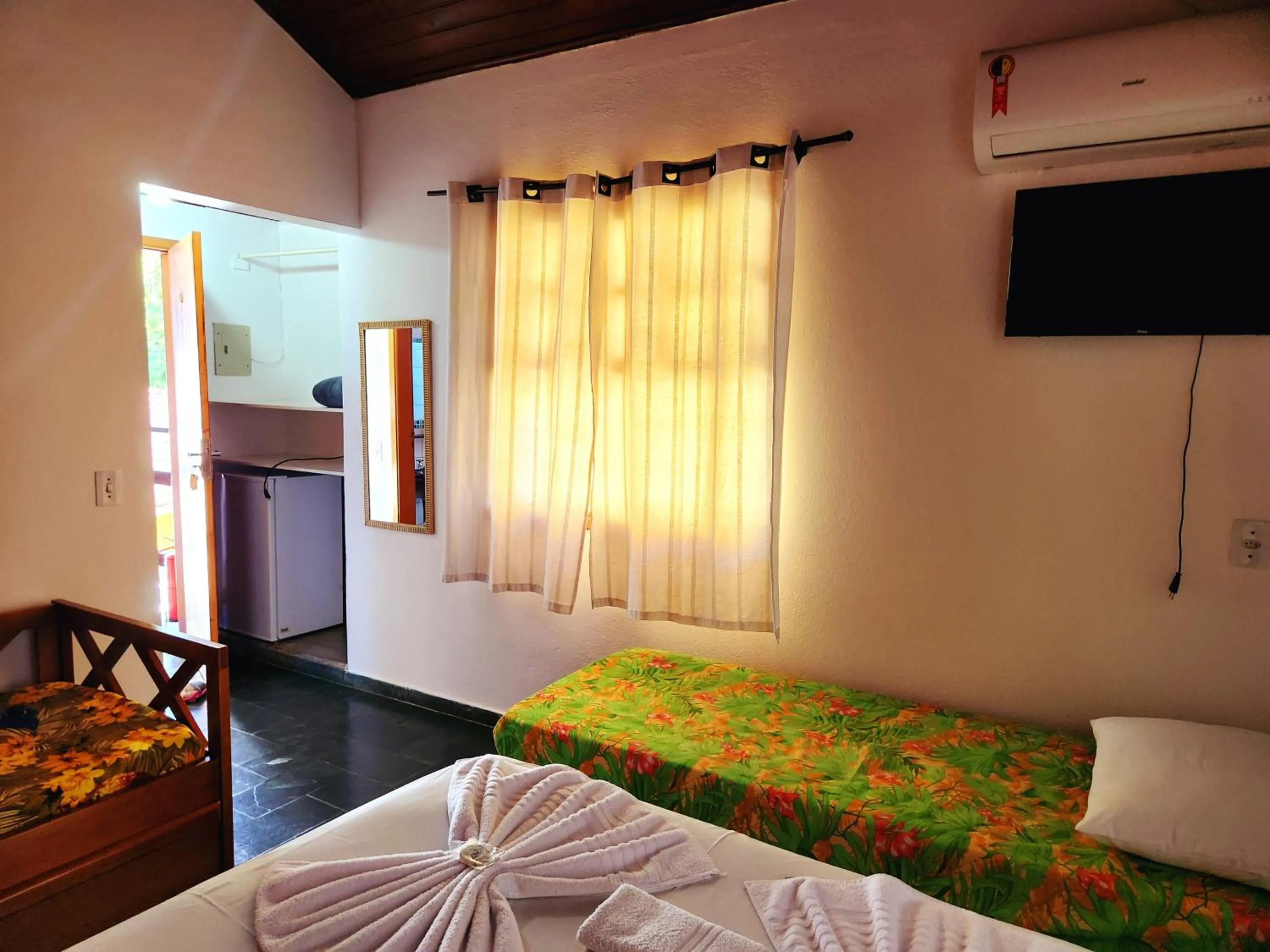 Bedroom, Bed in Pousada Viva Ubatuba