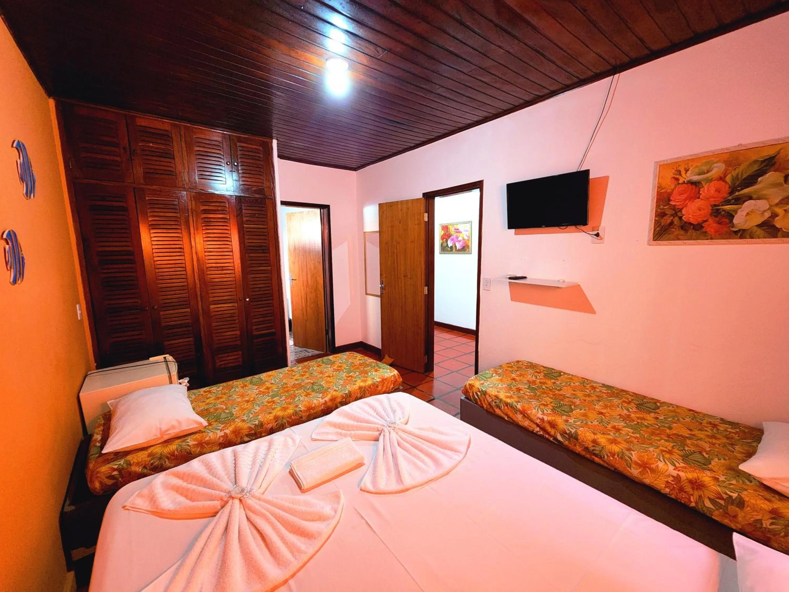 Bedroom, Bed in Pousada Viva Ubatuba