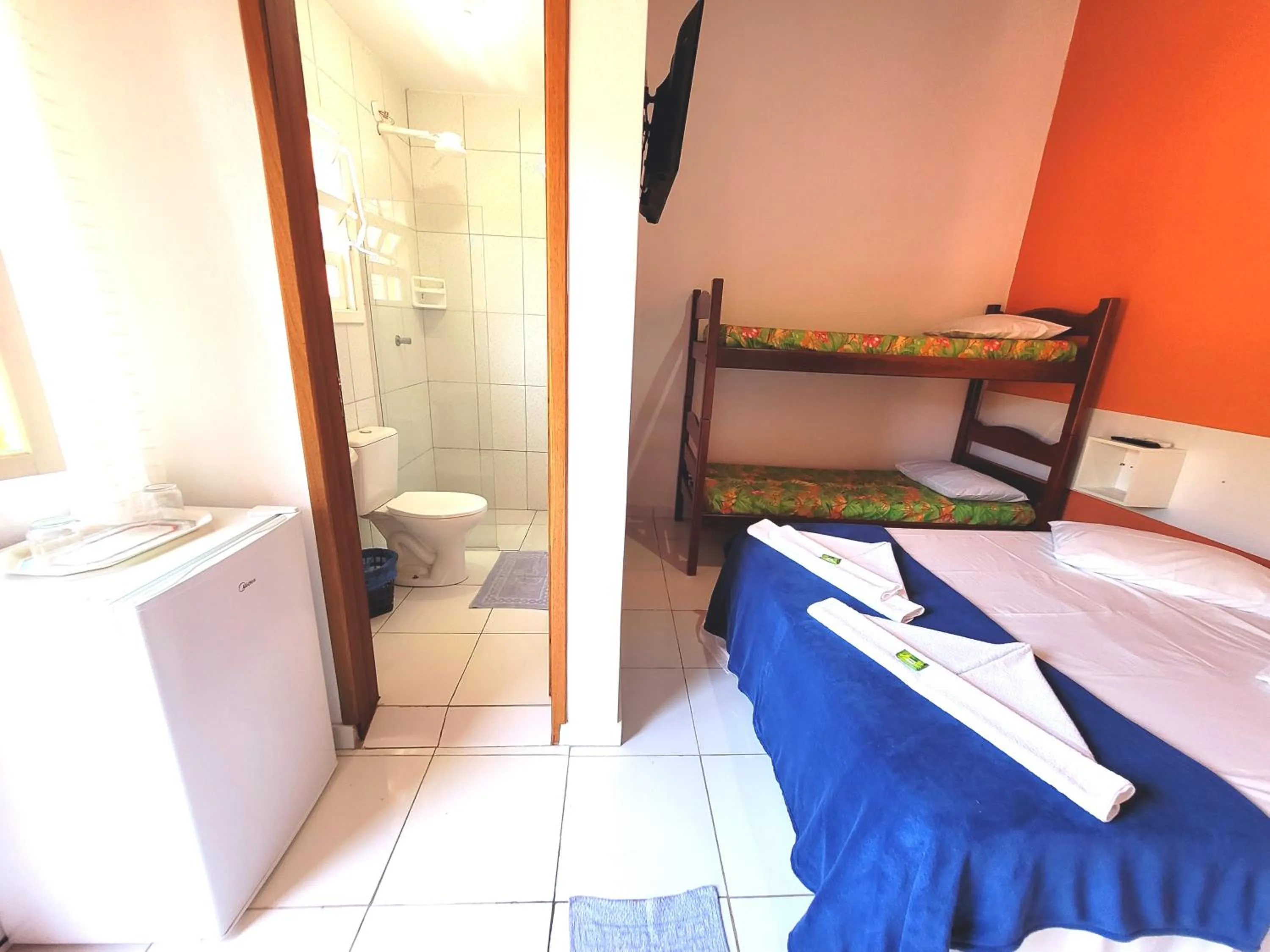 Bedroom, Bed in Pousada Viva Ubatuba