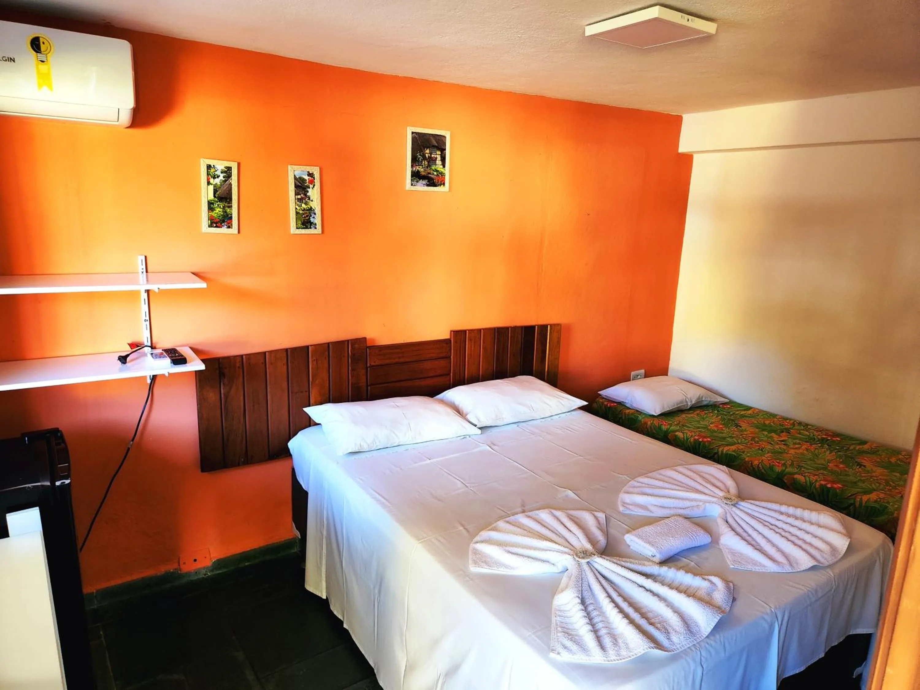 Bed in Pousada Viva Ubatuba