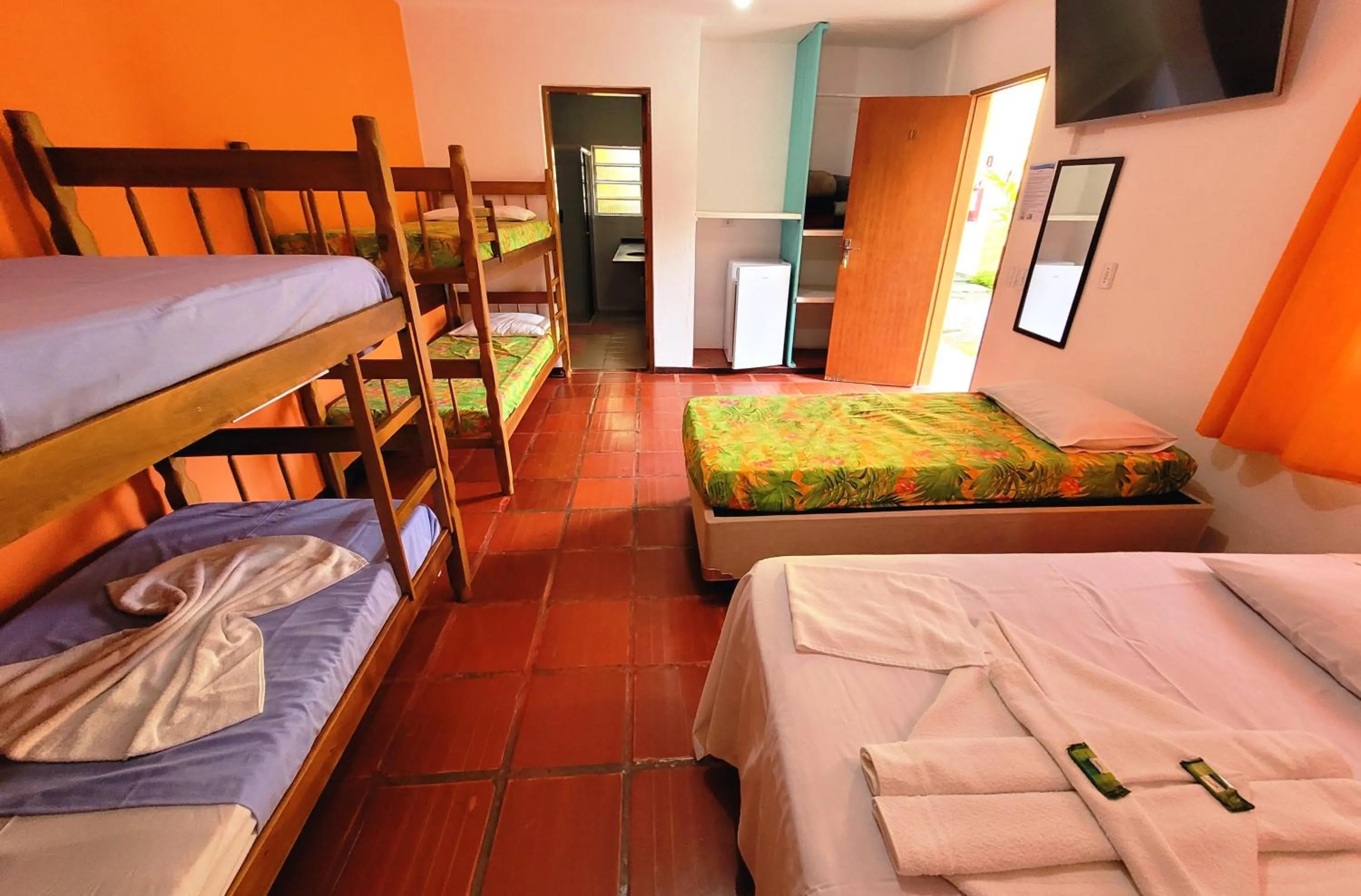 Bedroom, Bed in Pousada Viva Ubatuba