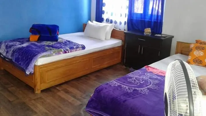 Bed in Yakchiri Homestay