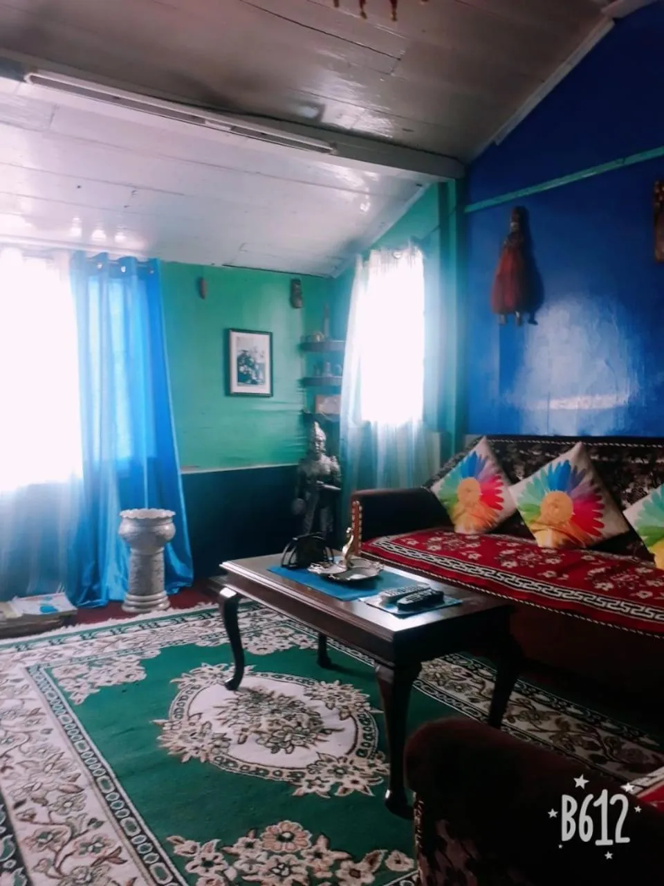 Living room in Quaint Wood Cottage