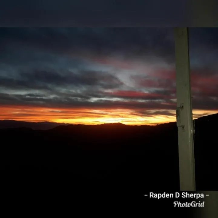 Sunset in Quaint Wood Cottage