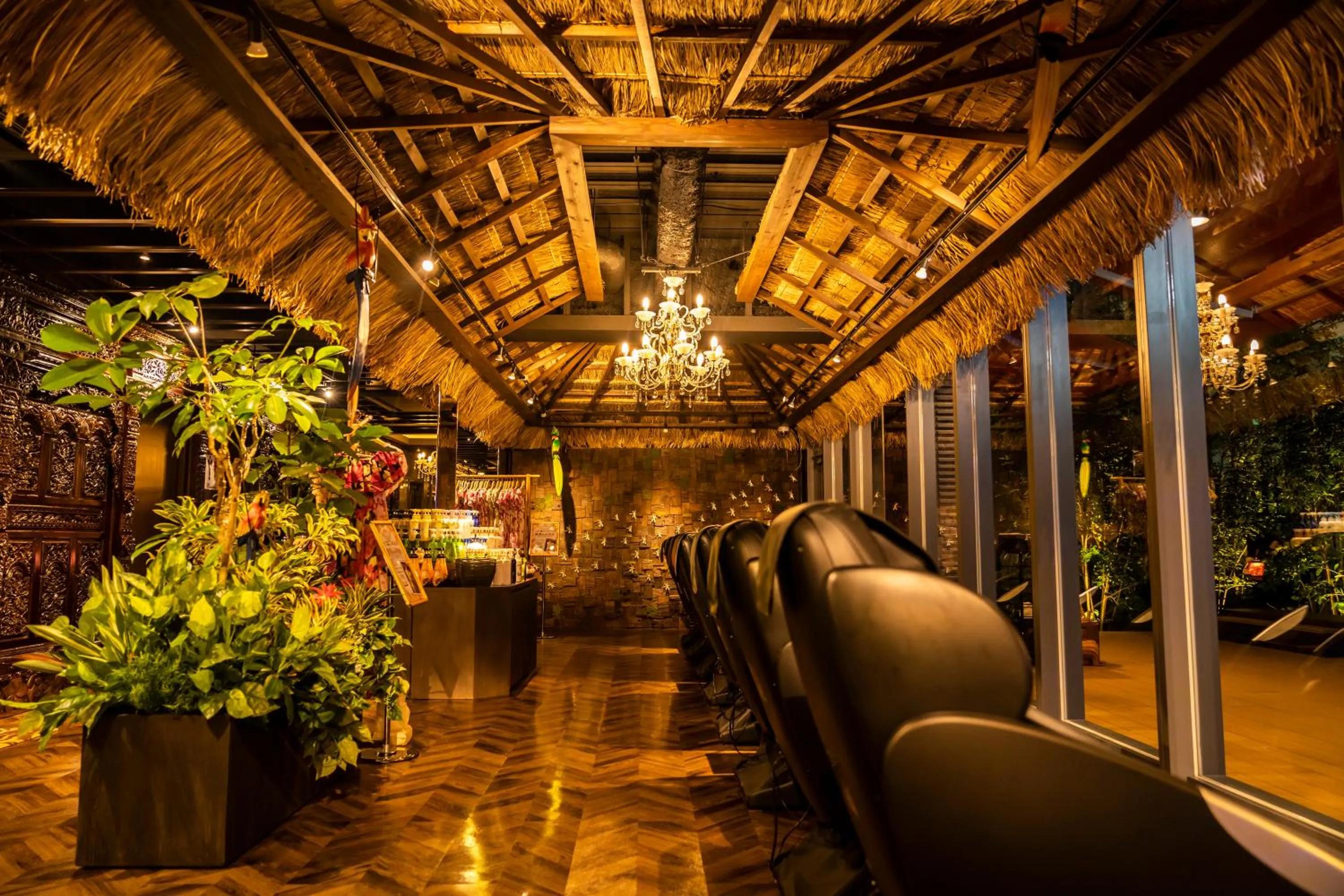 Seating area in Hotel Petit Bali Garden Shin Okubo - Shinjuku Sta 10min walk -