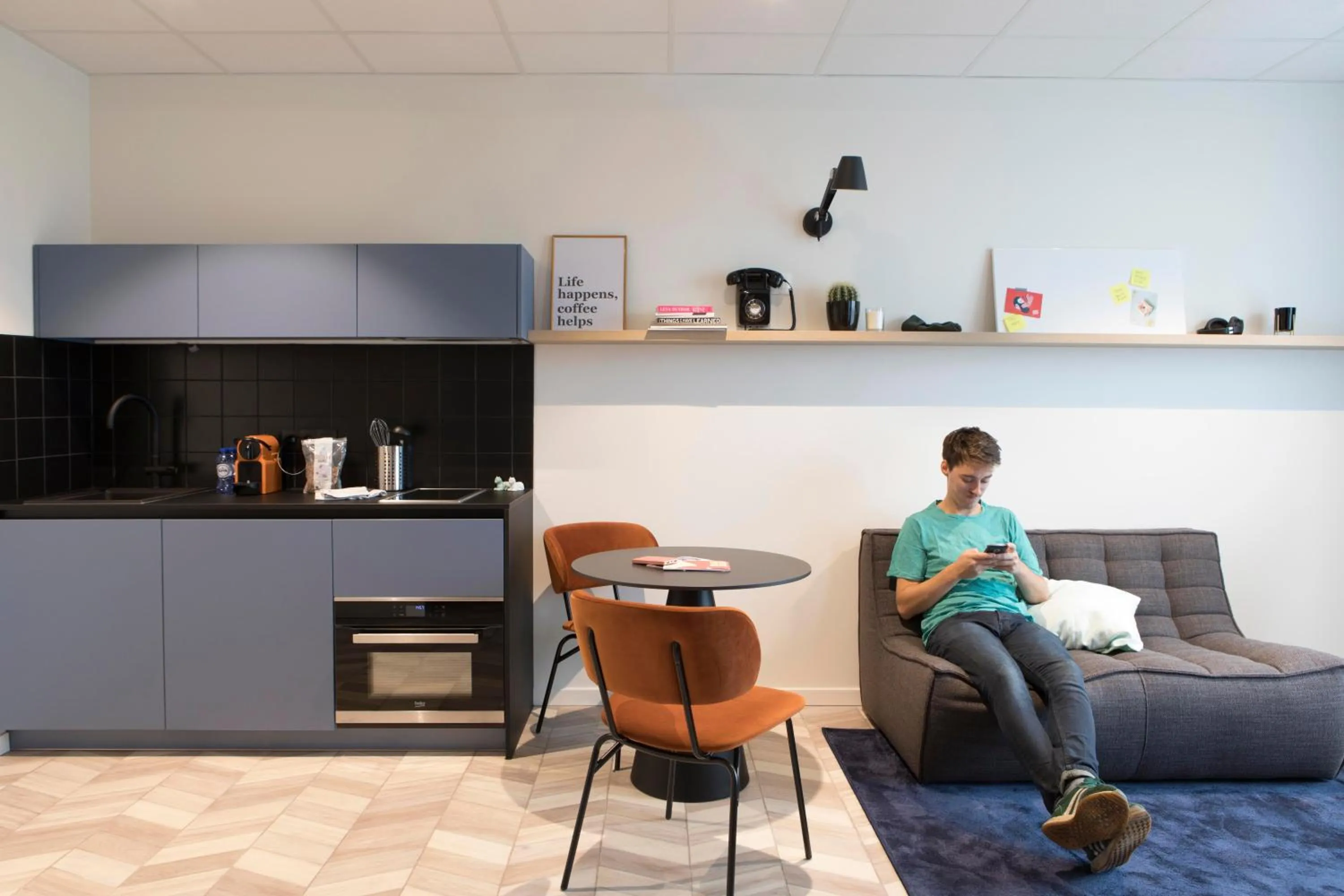 Kitchen or kitchenette in ROXI The Urban Residence Brussels