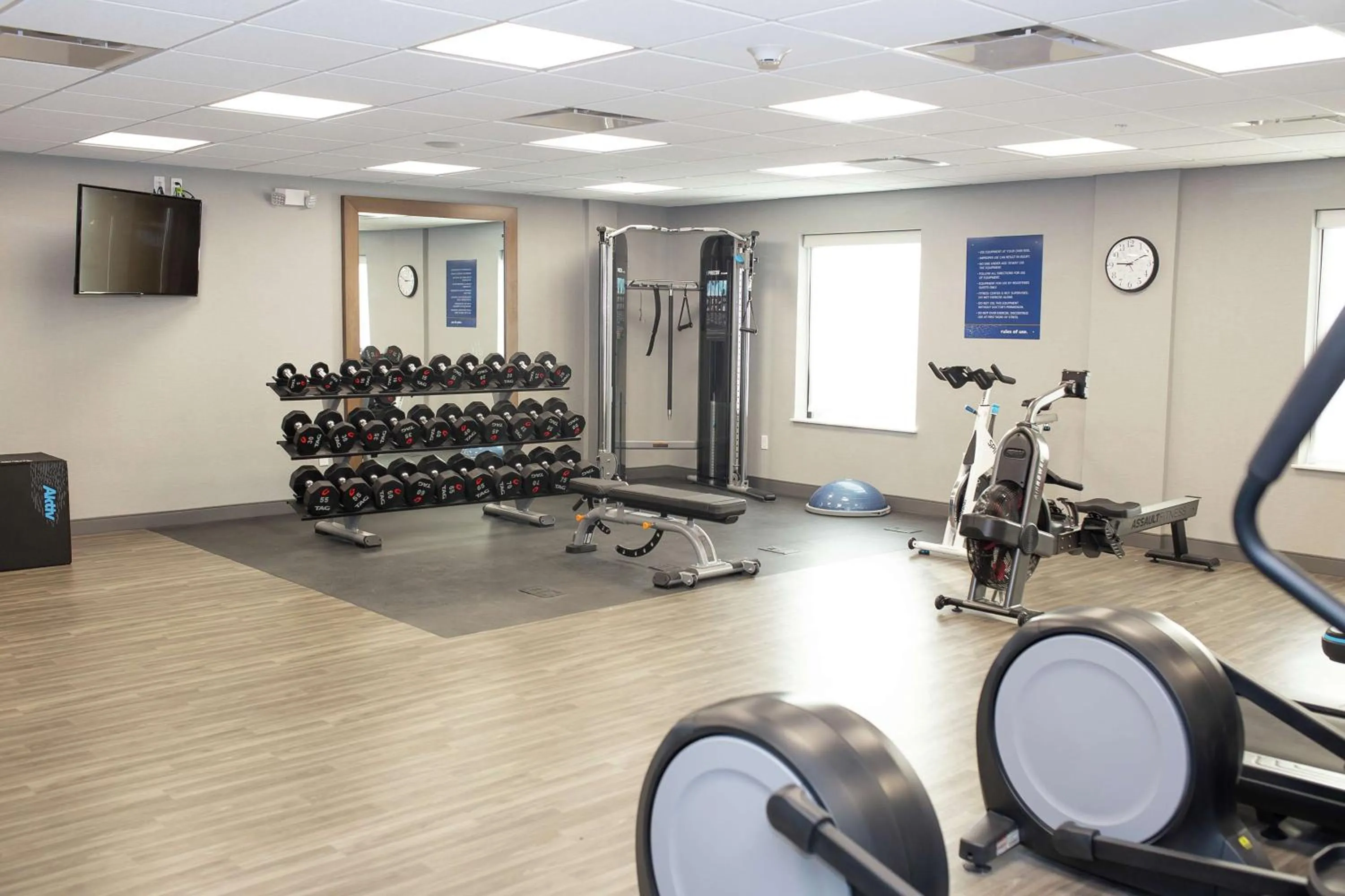 Fitness centre/facilities in Hampton Inn and Suites Dundee