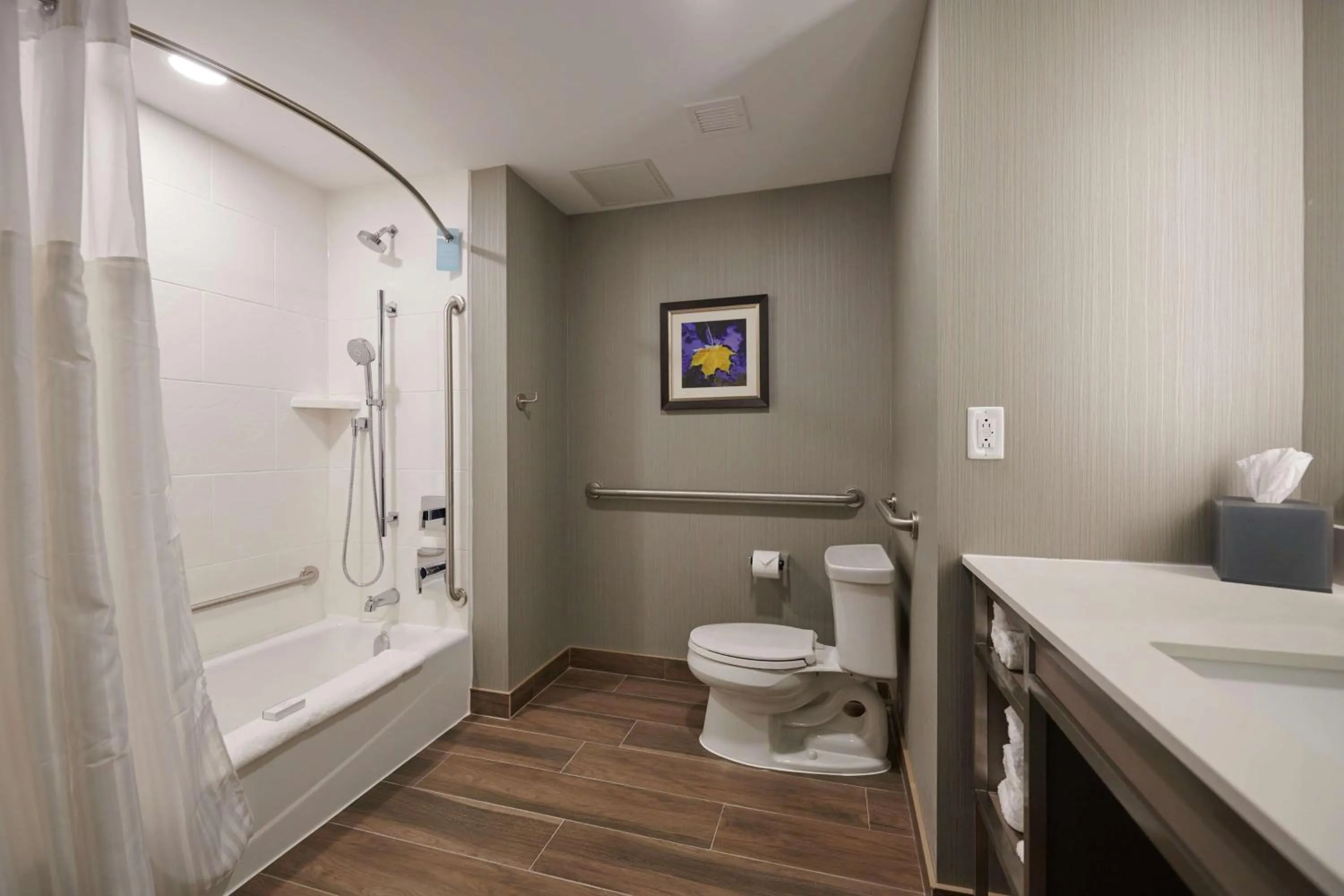 Bathroom in Hilton Garden Inn St. John's Newfoundland, Canada