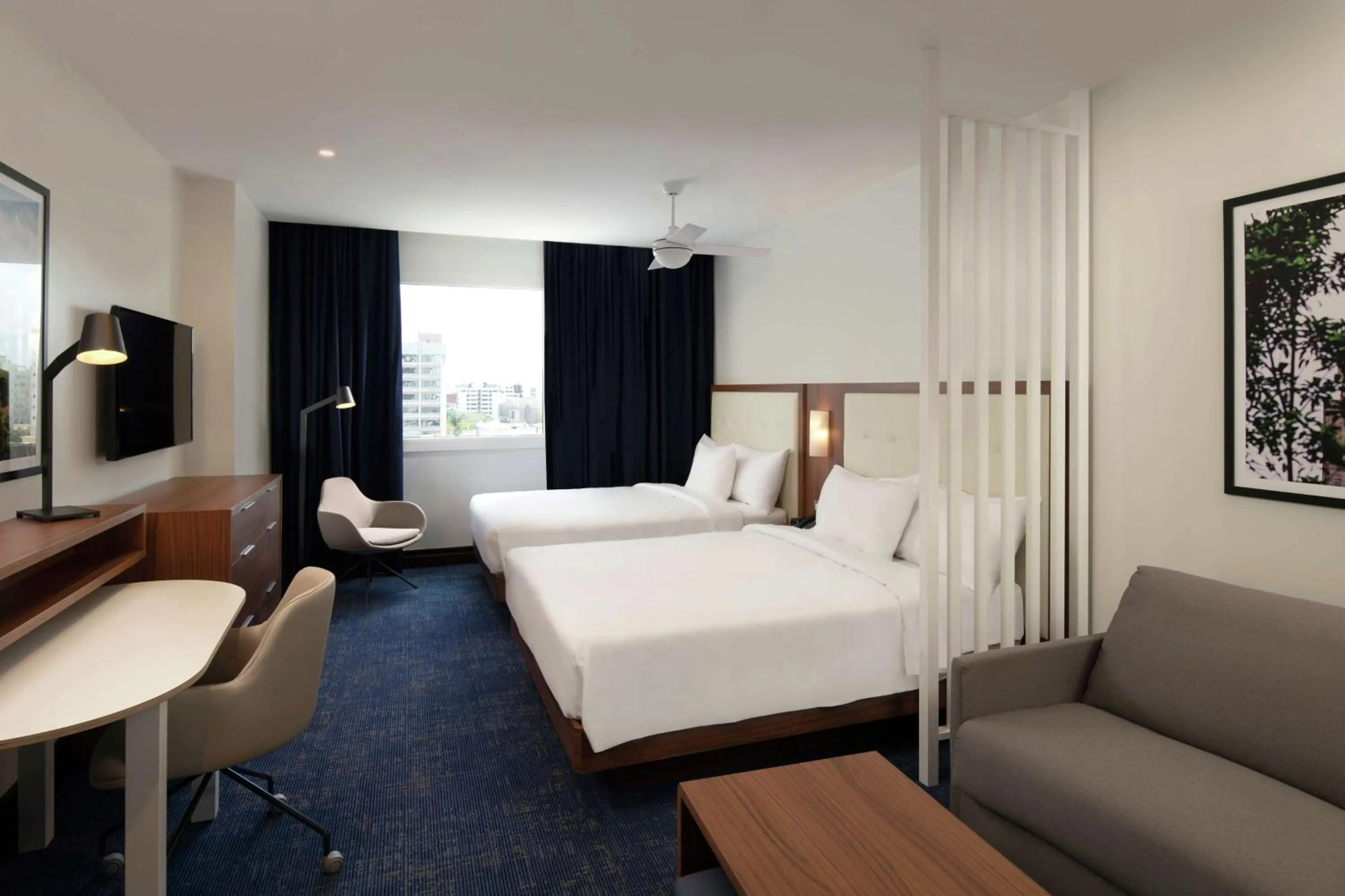 Bedroom, Bed in Homewood Suites By Hilton Santo Domingo