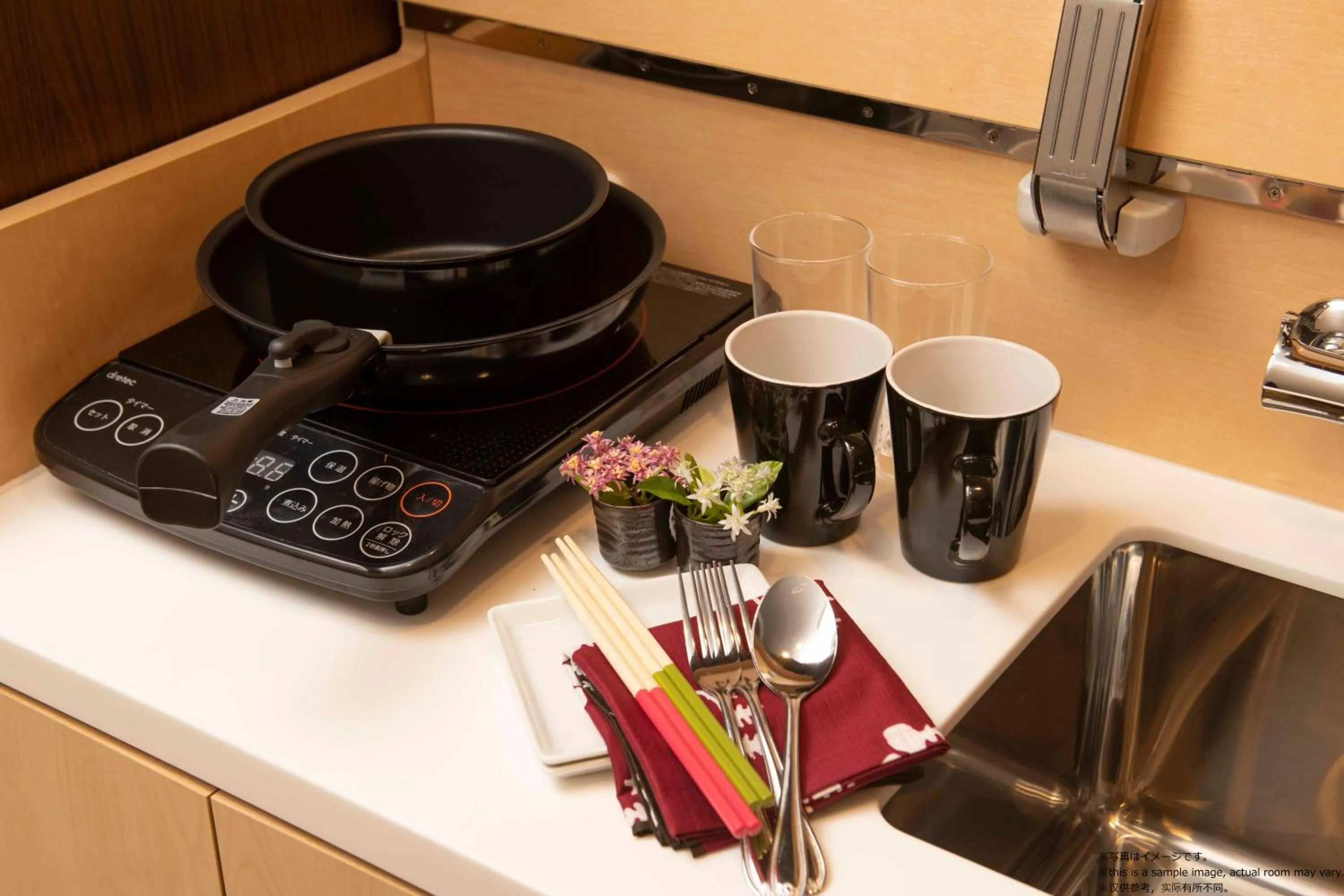 Kitchen or kitchenette in Stay SAKURA Kyoto SUZAKU OJI