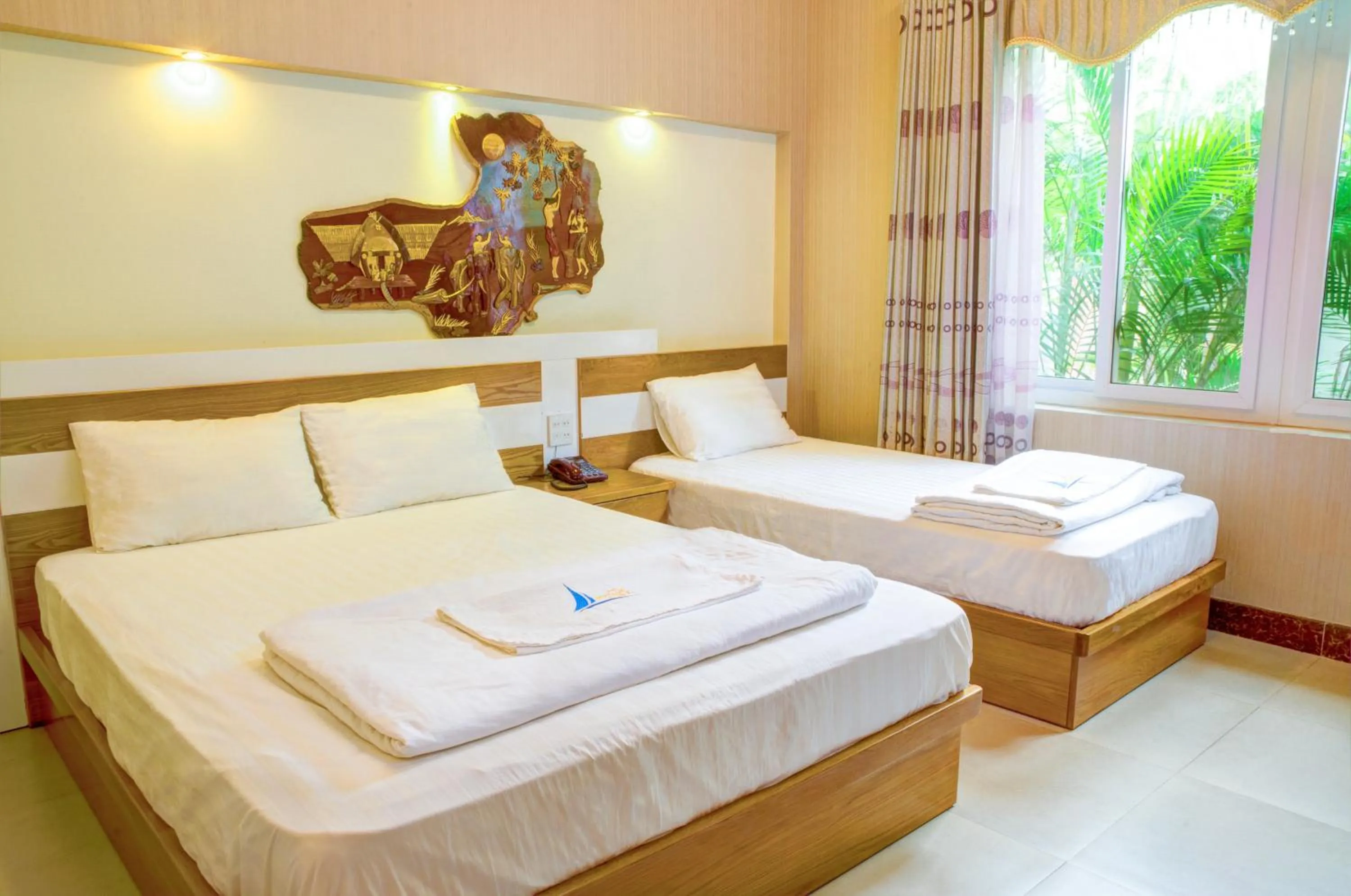 Bedroom, Bed in Mui Tau Hotel Phan Ri Cua