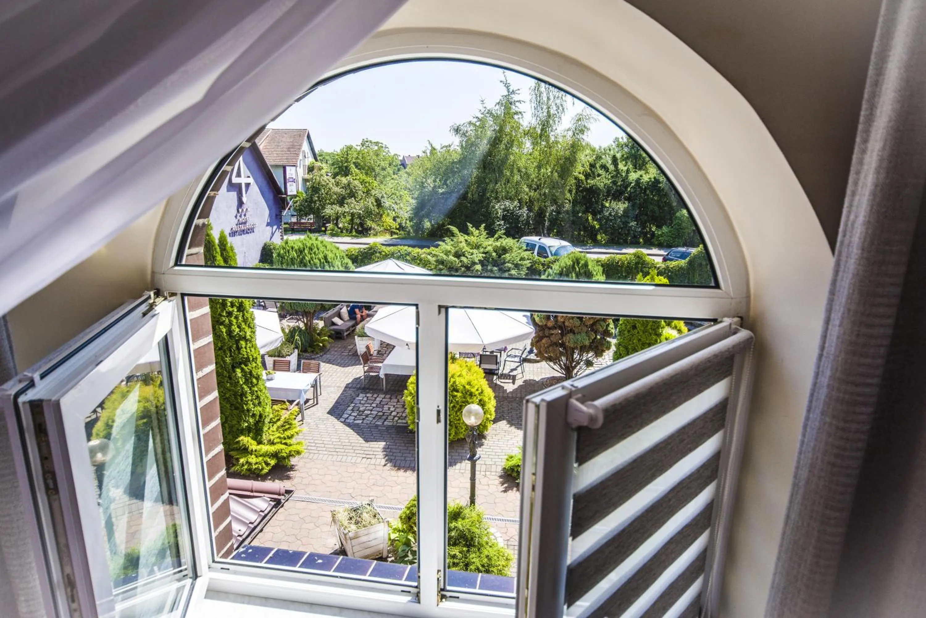 Garden view in Hotel 4