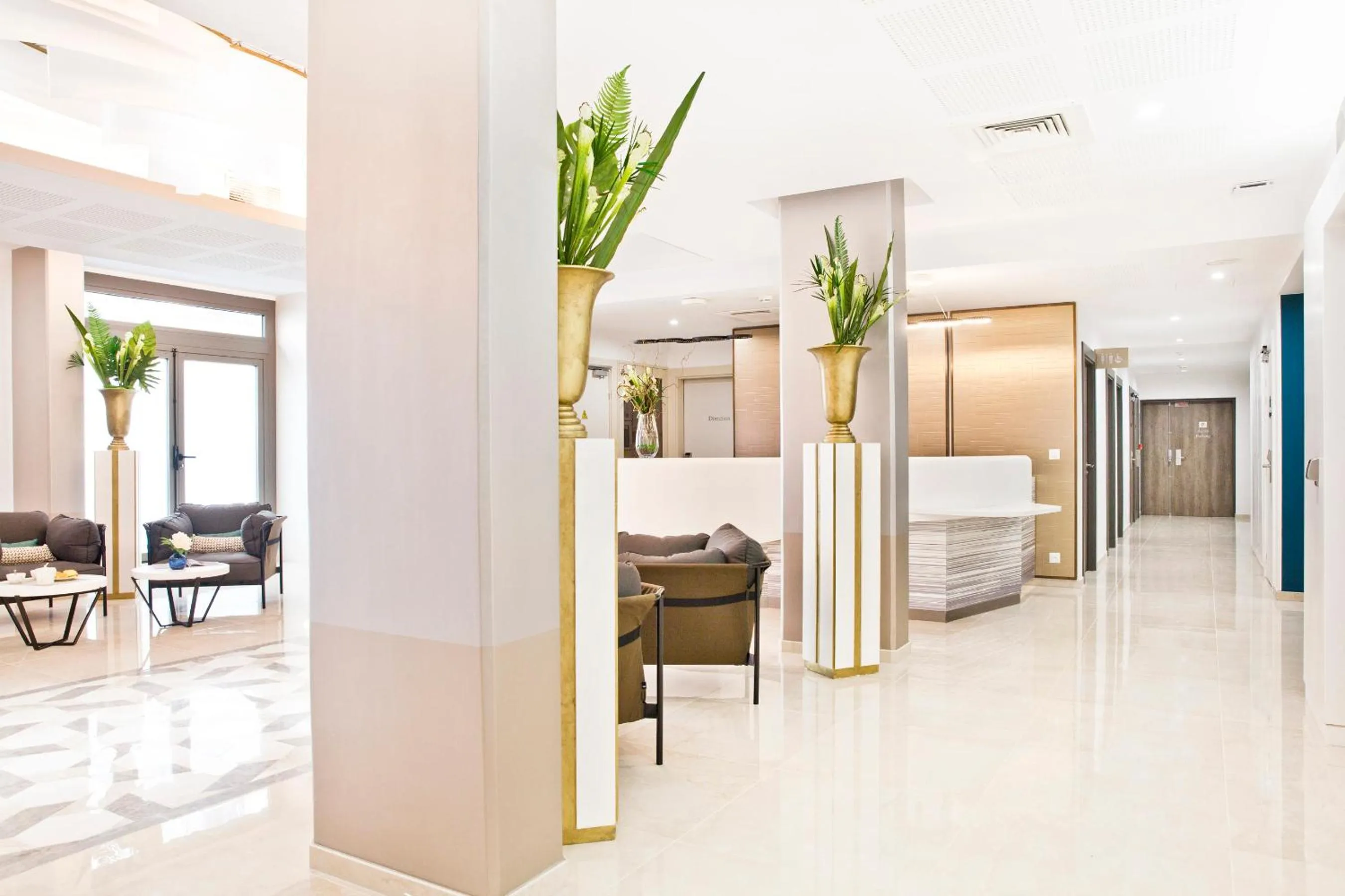 Lobby or reception, Bed in Residhome Marseille