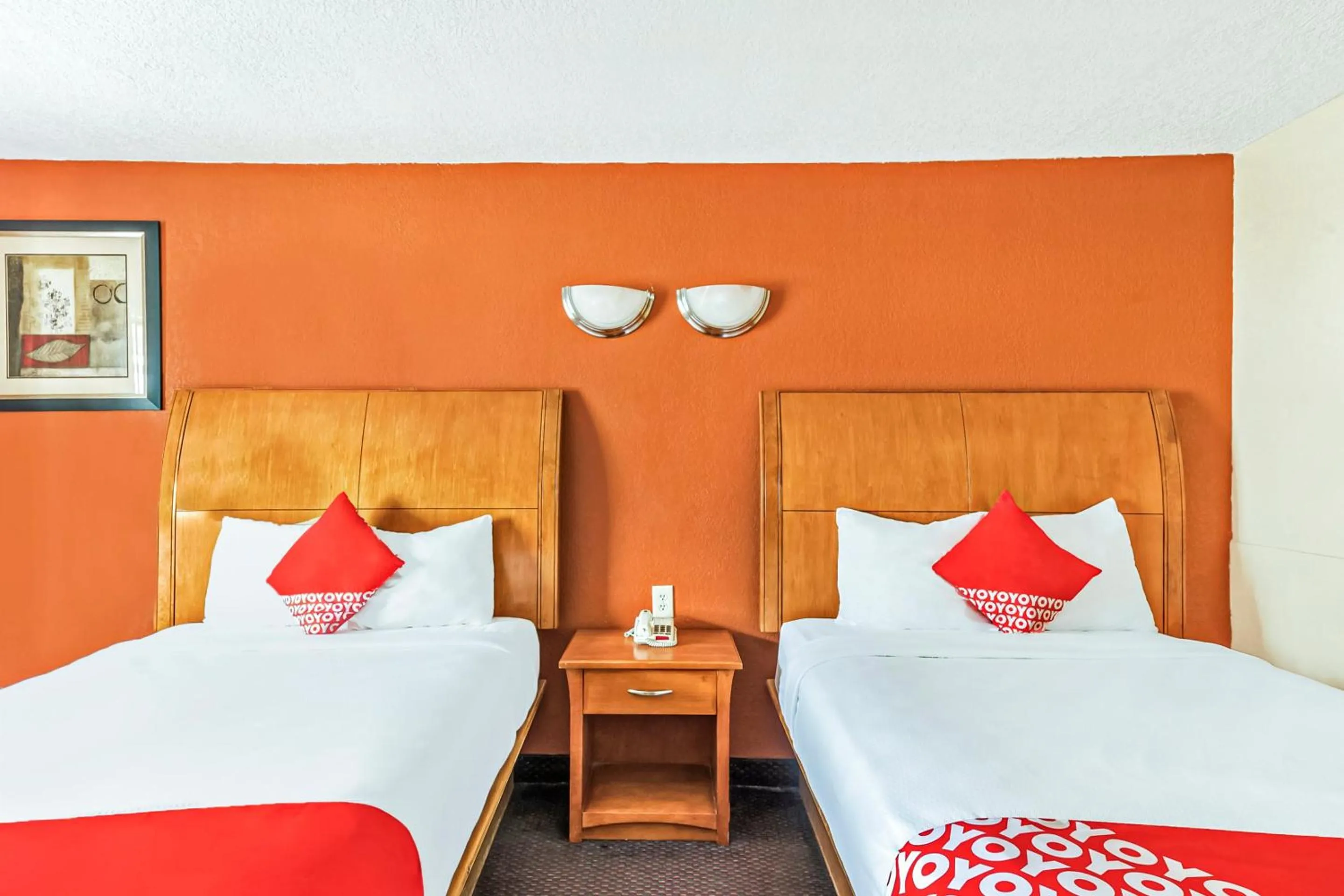 Bedroom in OYO Hotel Jewett TX Southwest, I-45