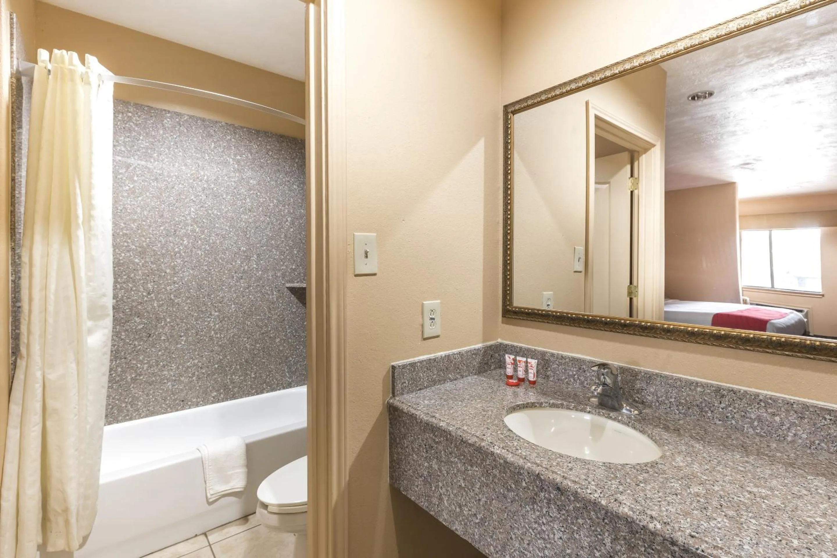 Bathroom in OYO Hotel Jewett TX Southwest, I-45