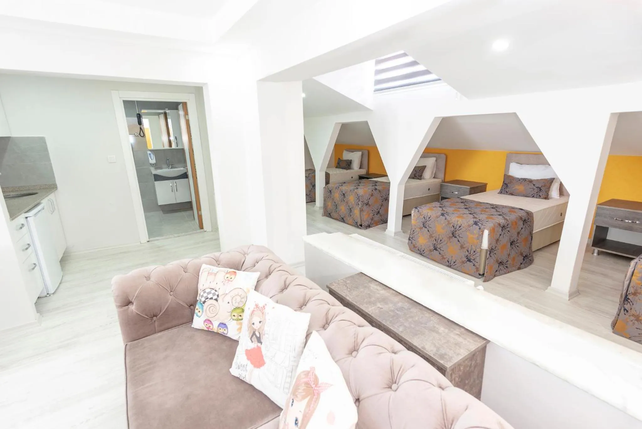 Seating area in The Breeze Hotel