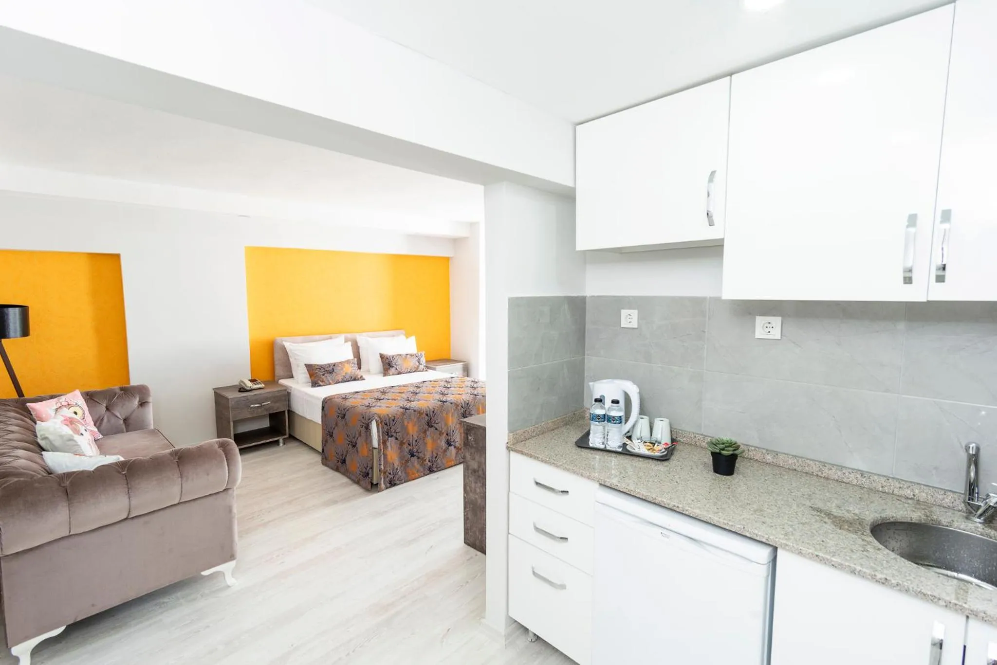 Seating area in The Breeze Hotel