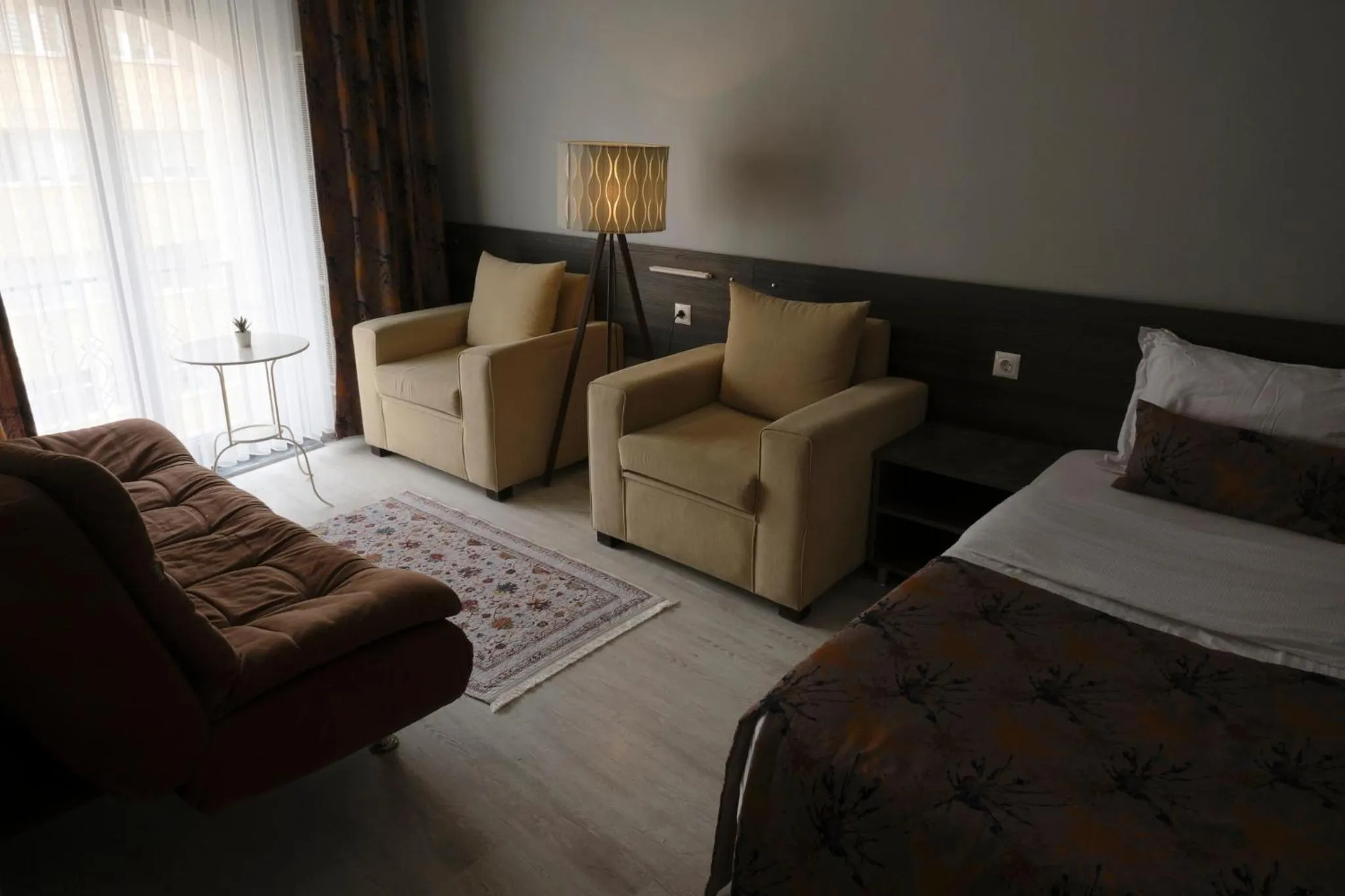 Seating area in The Breeze Hotel