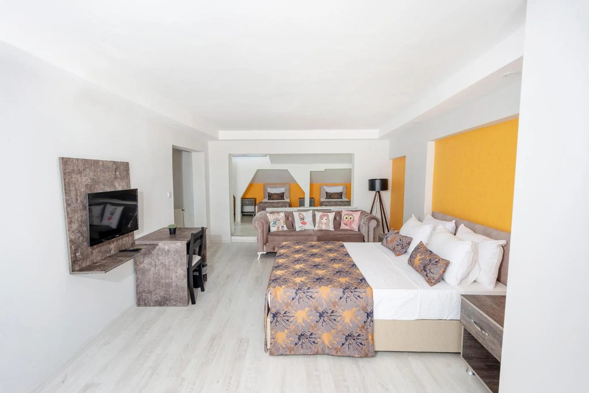 Living room in The Breeze Hotel