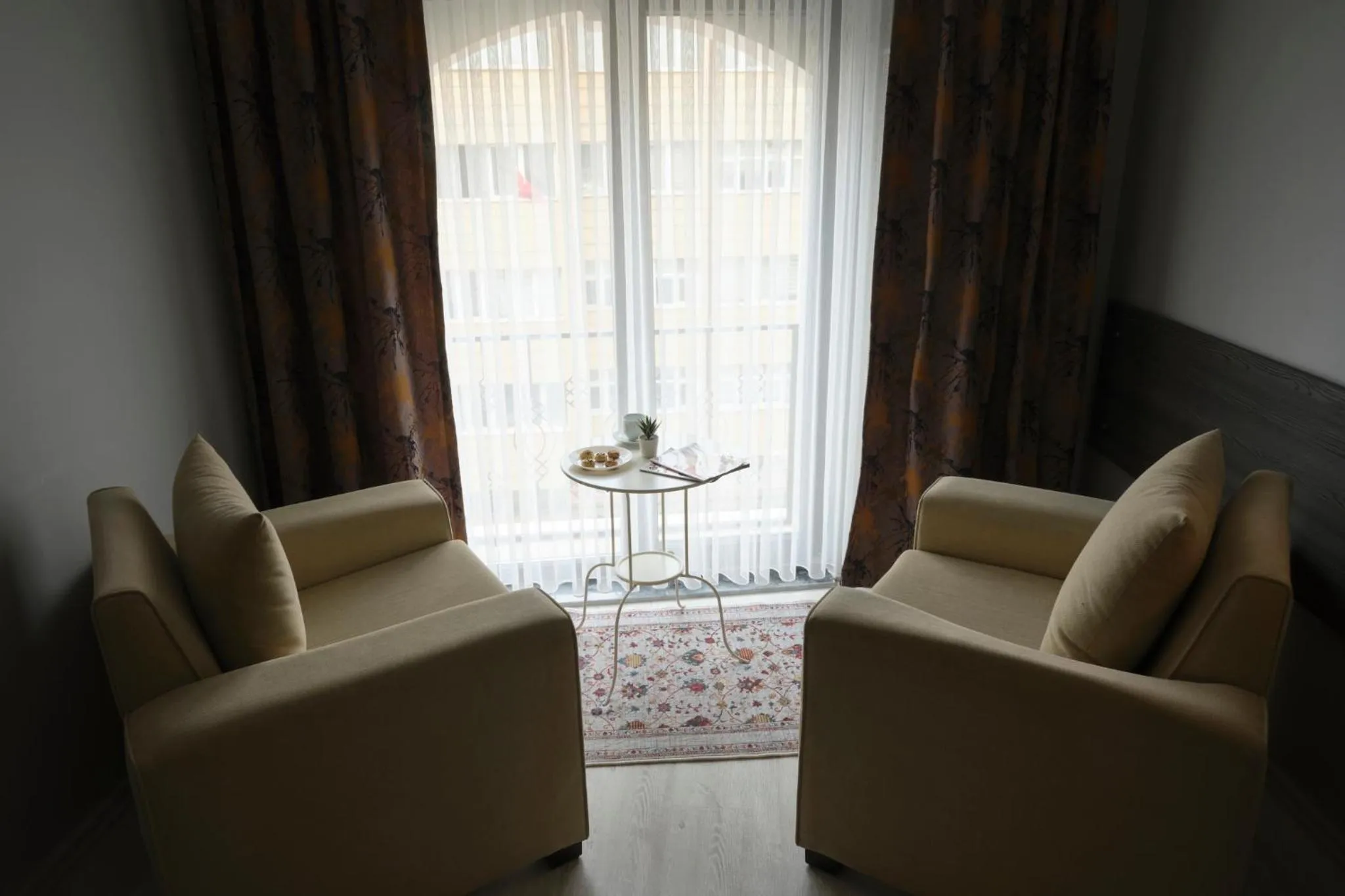 Seating area in The Breeze Hotel