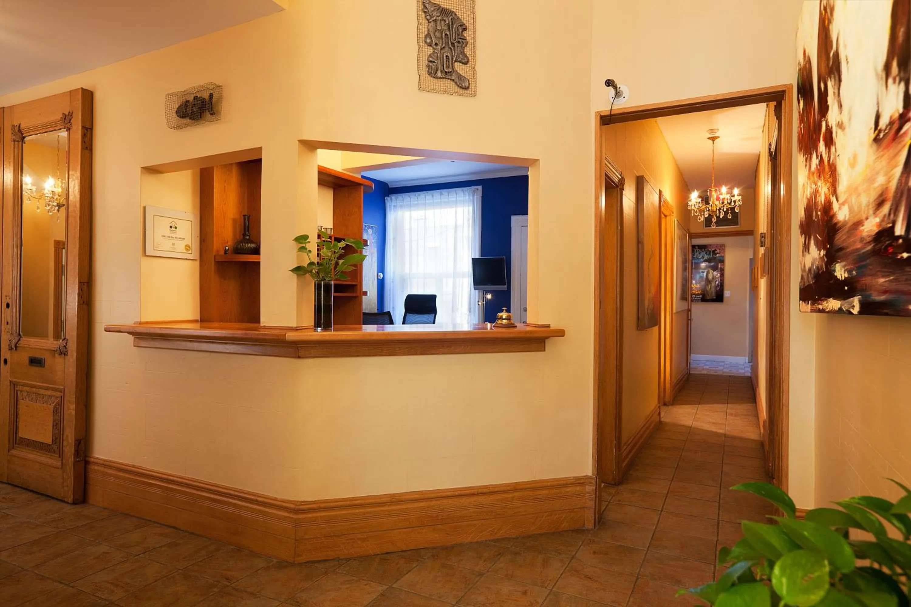 Lobby or reception in Hotel Chateau de l'Argoat