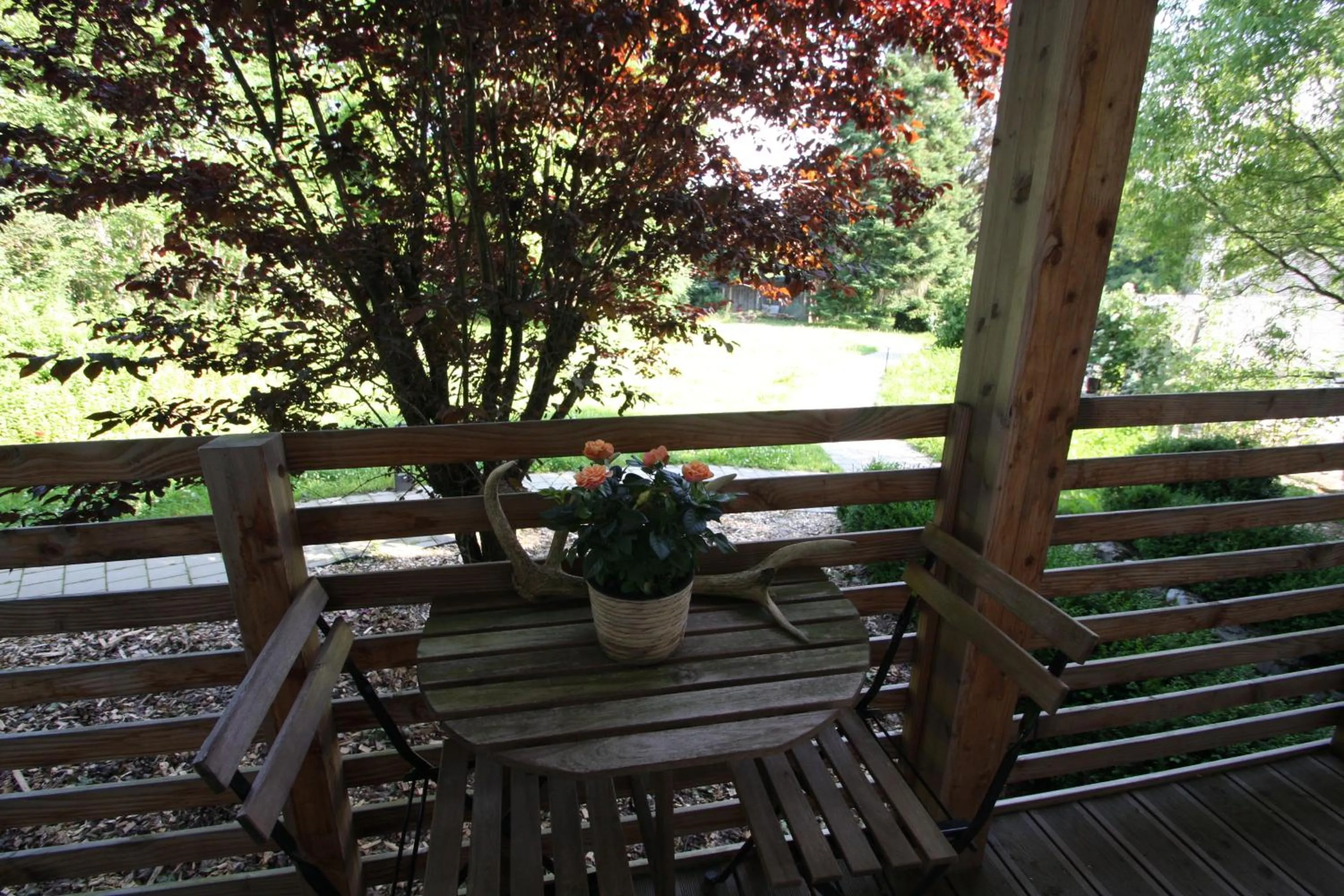 Patio in Zimmervermietung am Habsberg