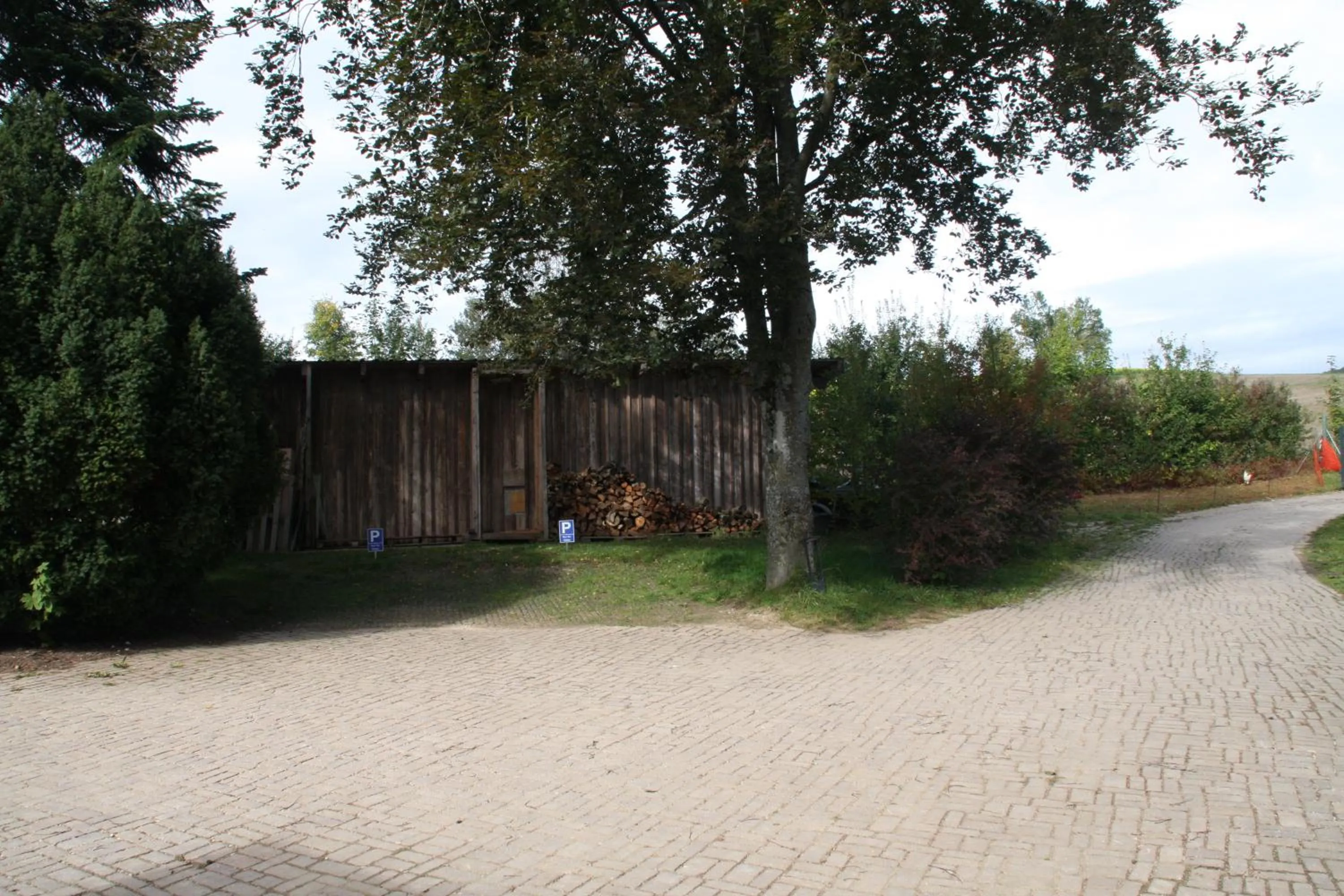 Patio in Zimmervermietung am Habsberg