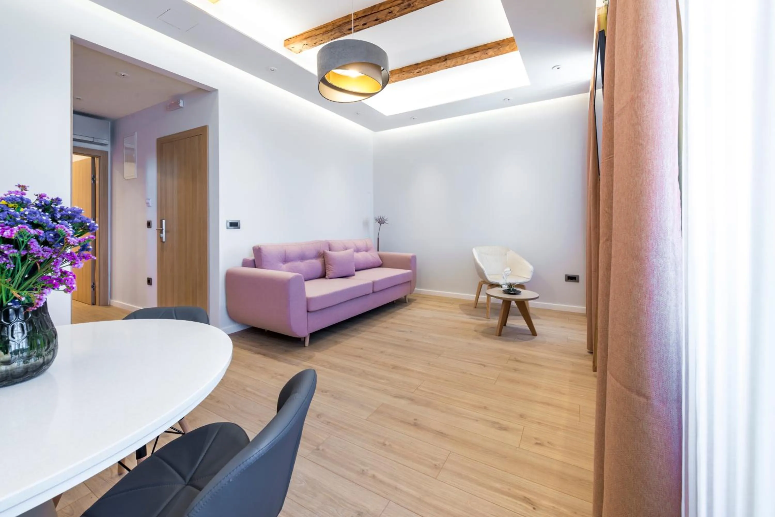 Seating area in Casa Antika Suites