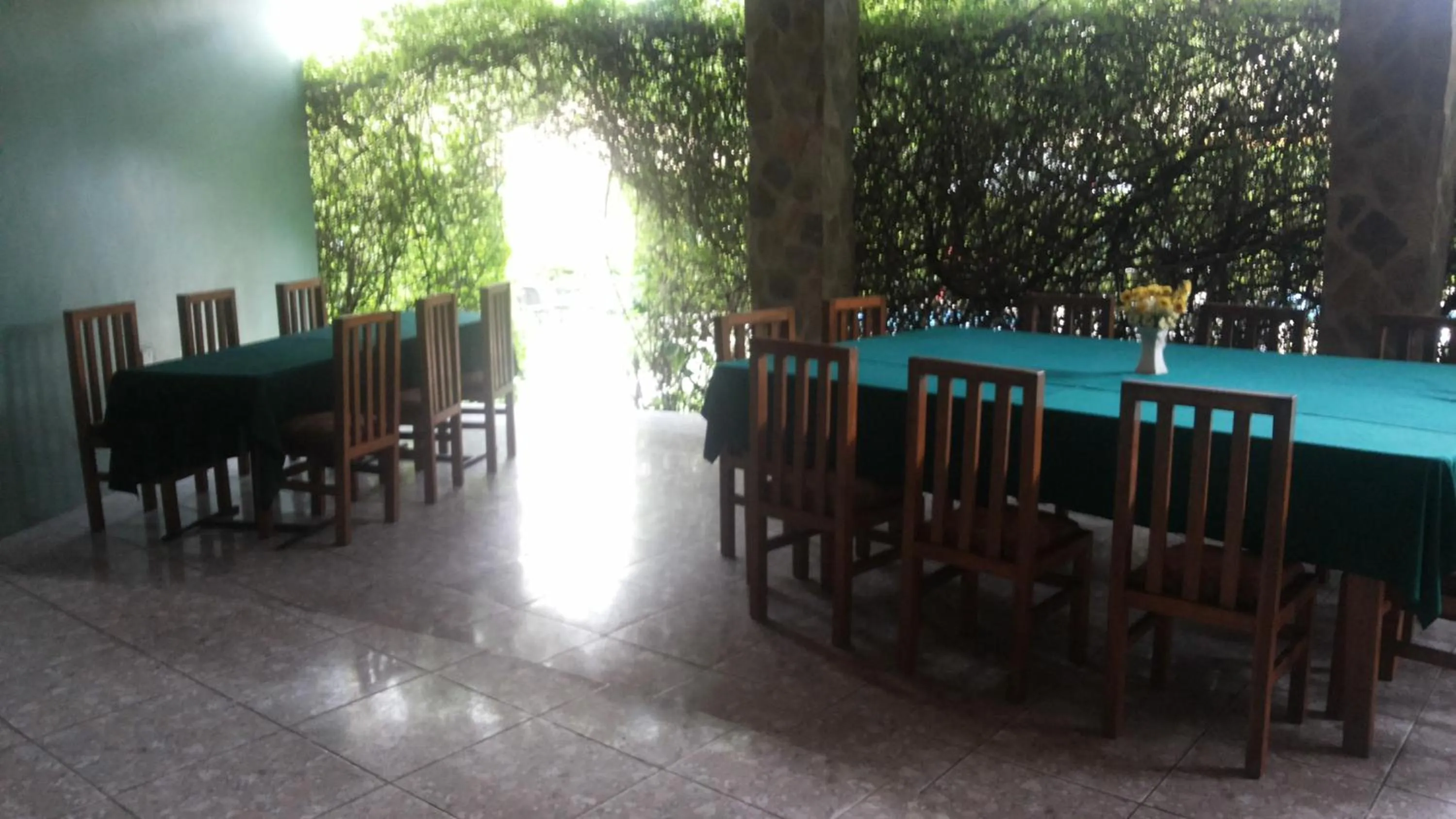 Dining area in White Castle Hotel Arua