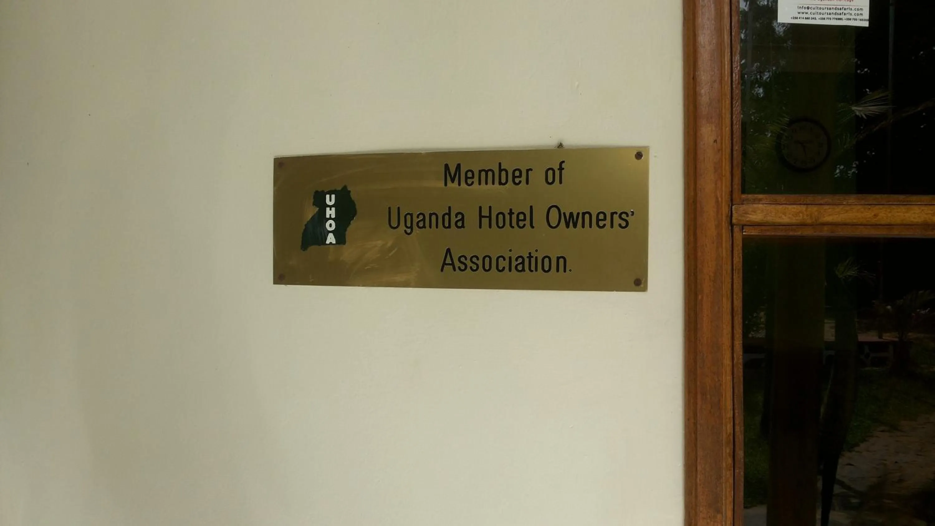 Certificate/Award in White Castle Hotel Arua