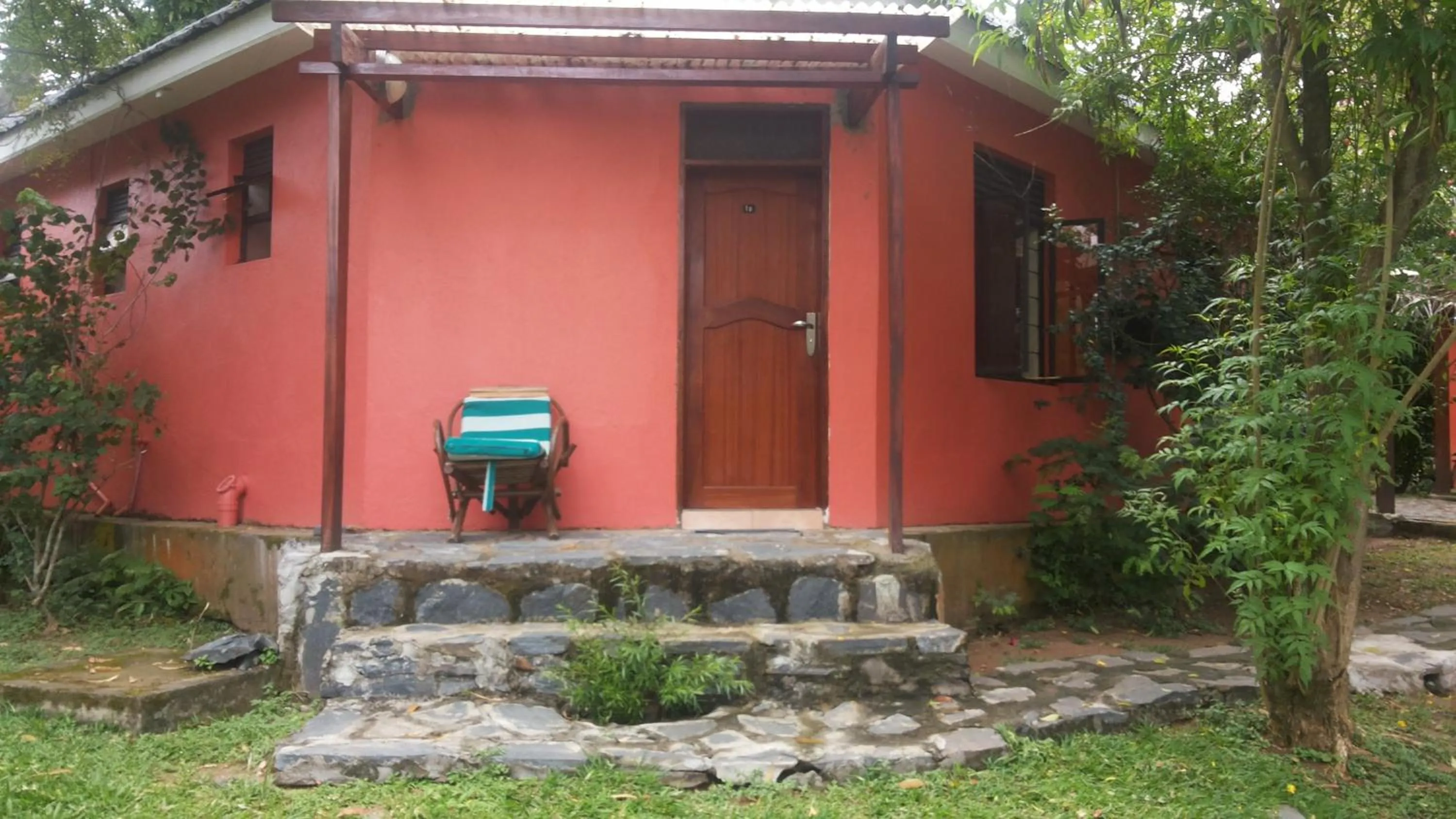 Patio in White Castle Hotel Arua