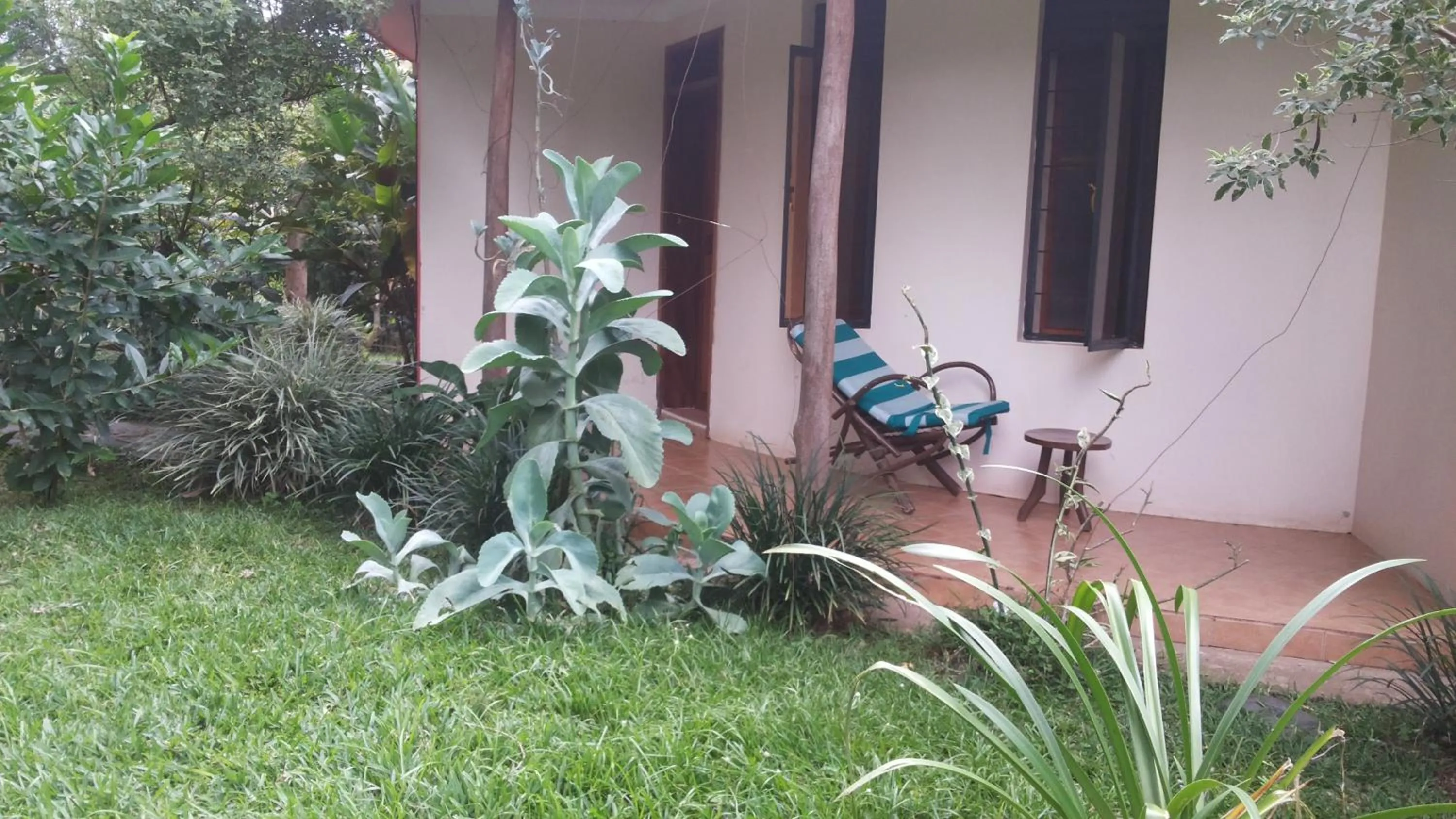 Patio in White Castle Hotel Arua