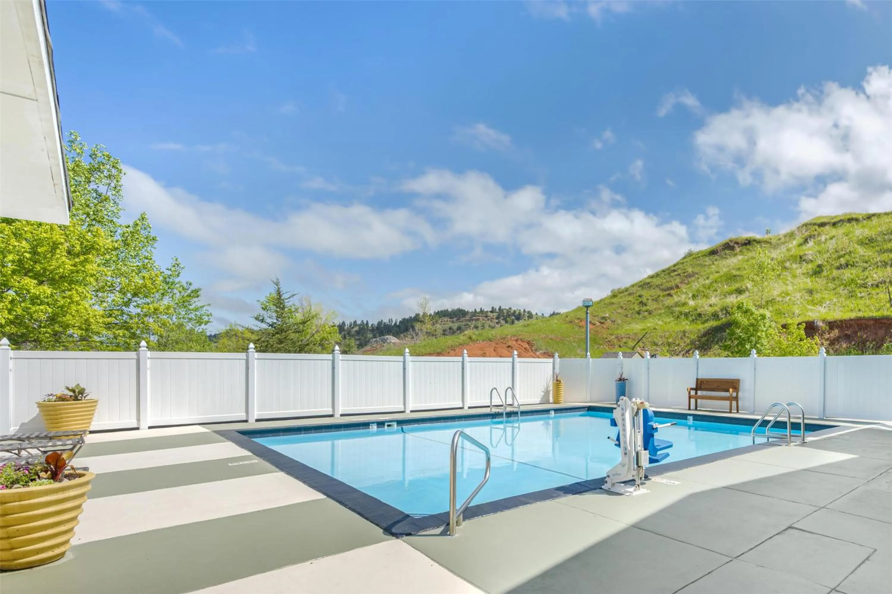 Pool view in Best Western Black Hills Lodge