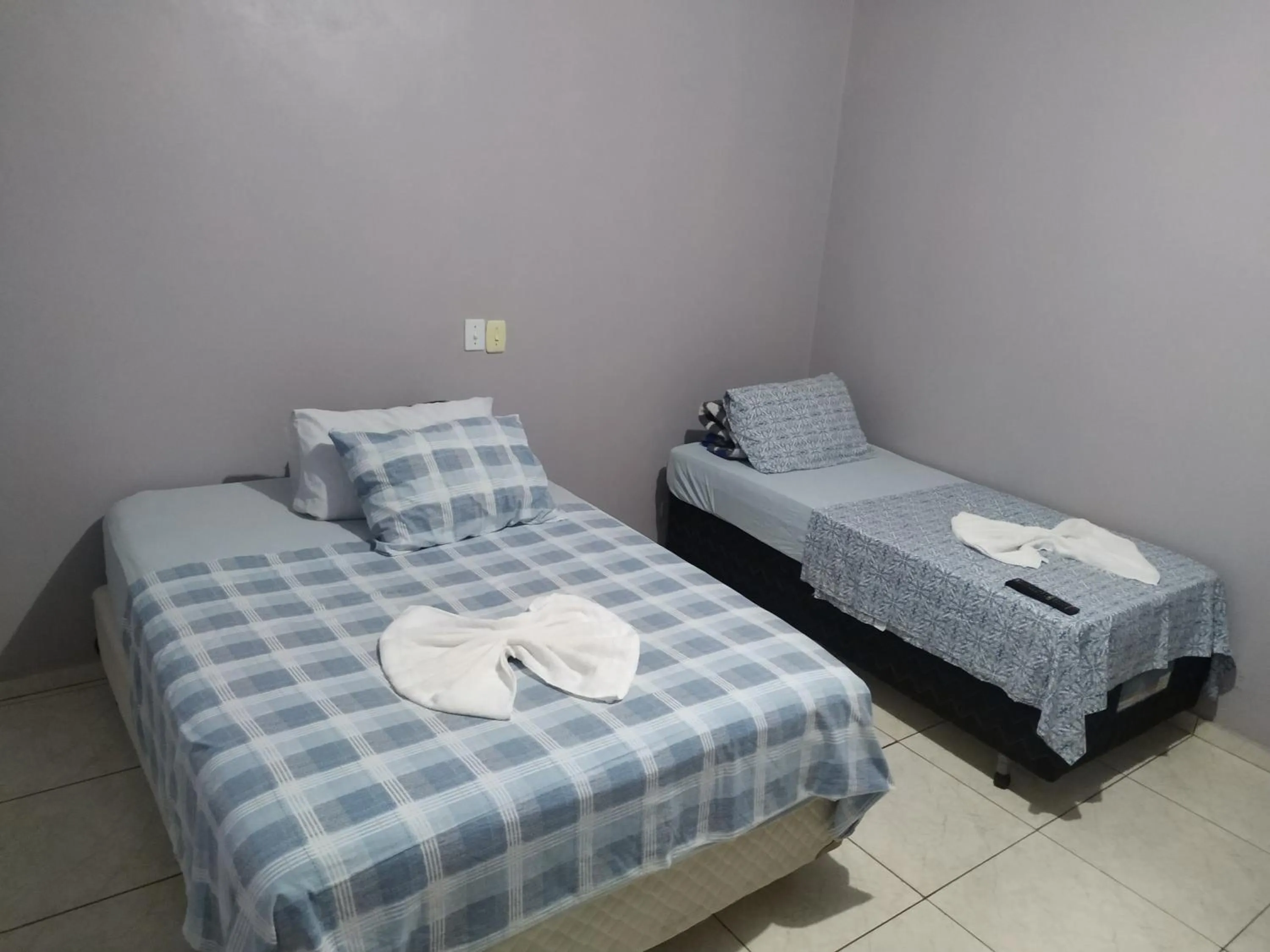 Bed in Hotel Sinhá Moça