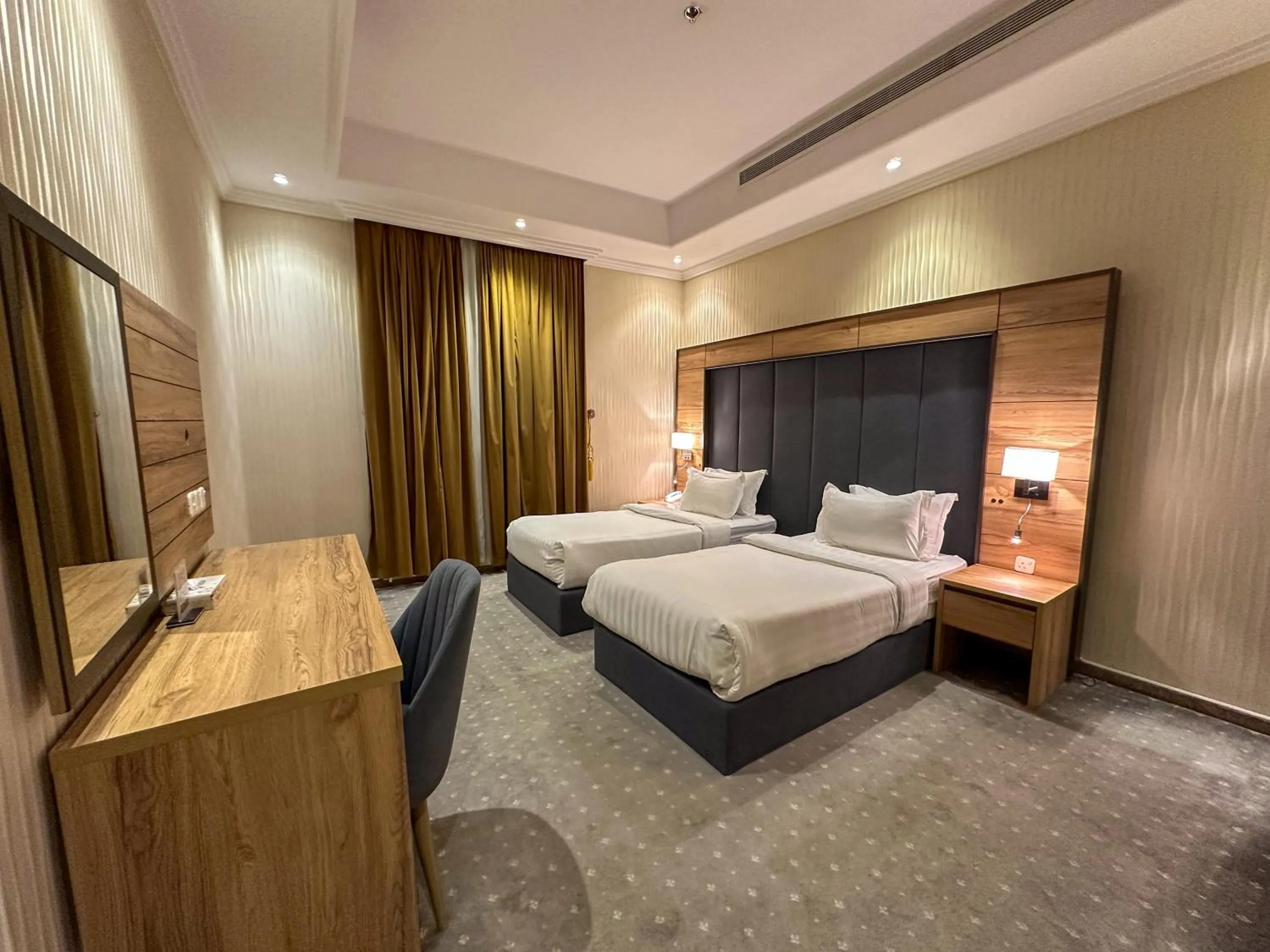 Bed in لافنت بارك للشقق المخدومة - إقتصادي