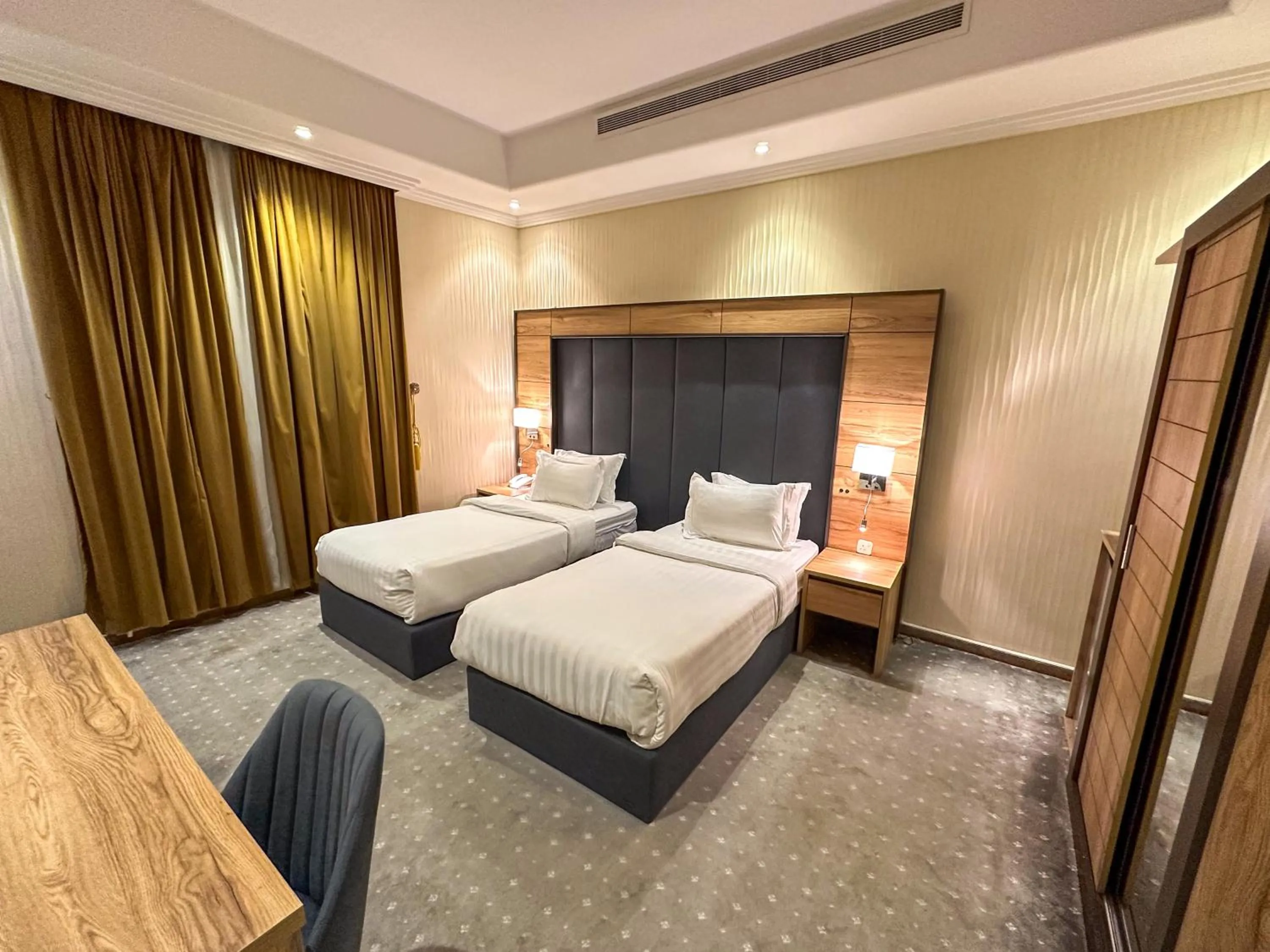 Bed in لافنت بارك للشقق المخدومة - إقتصادي