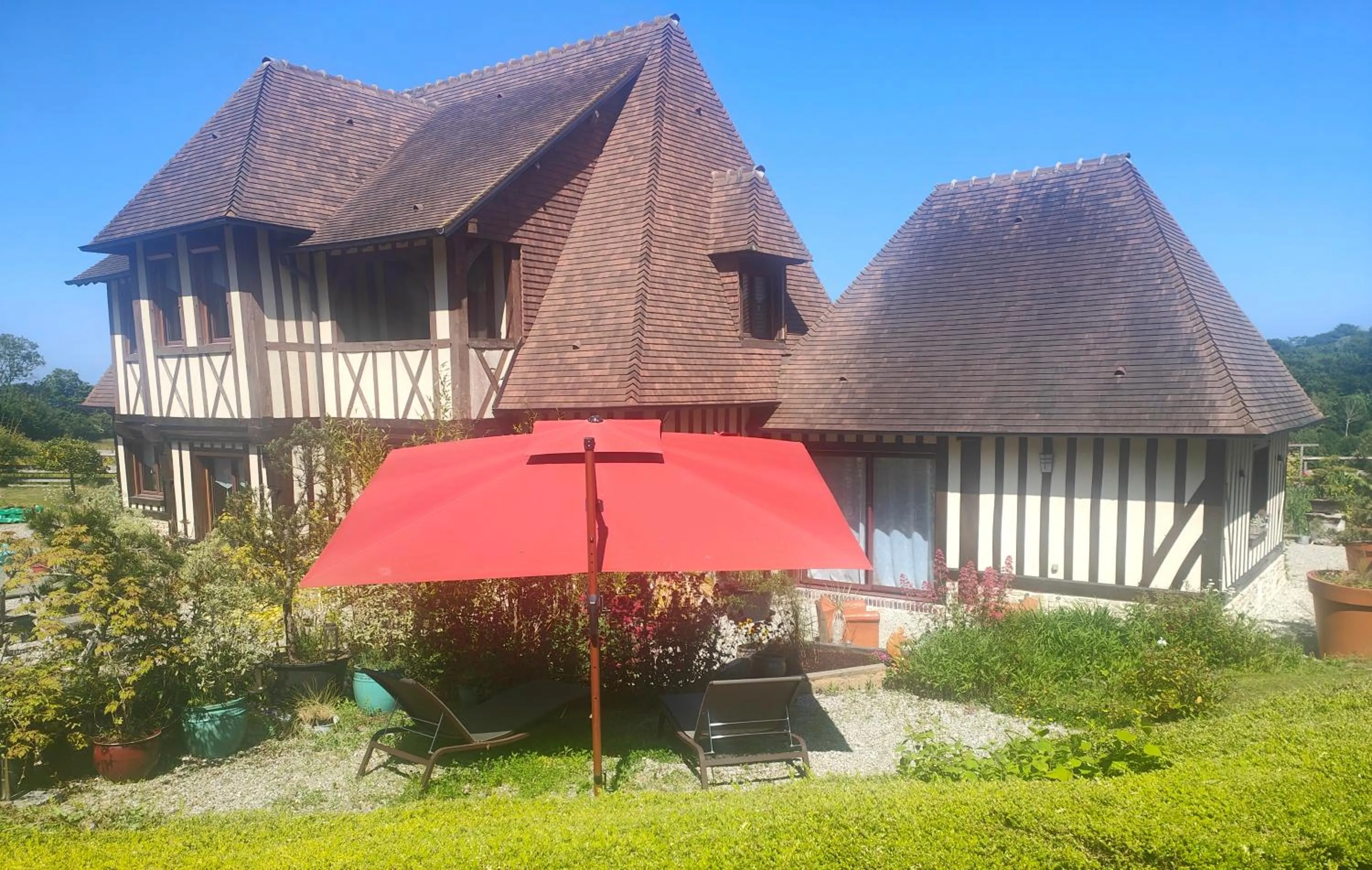 Patio in L'Herbe aux Vaches