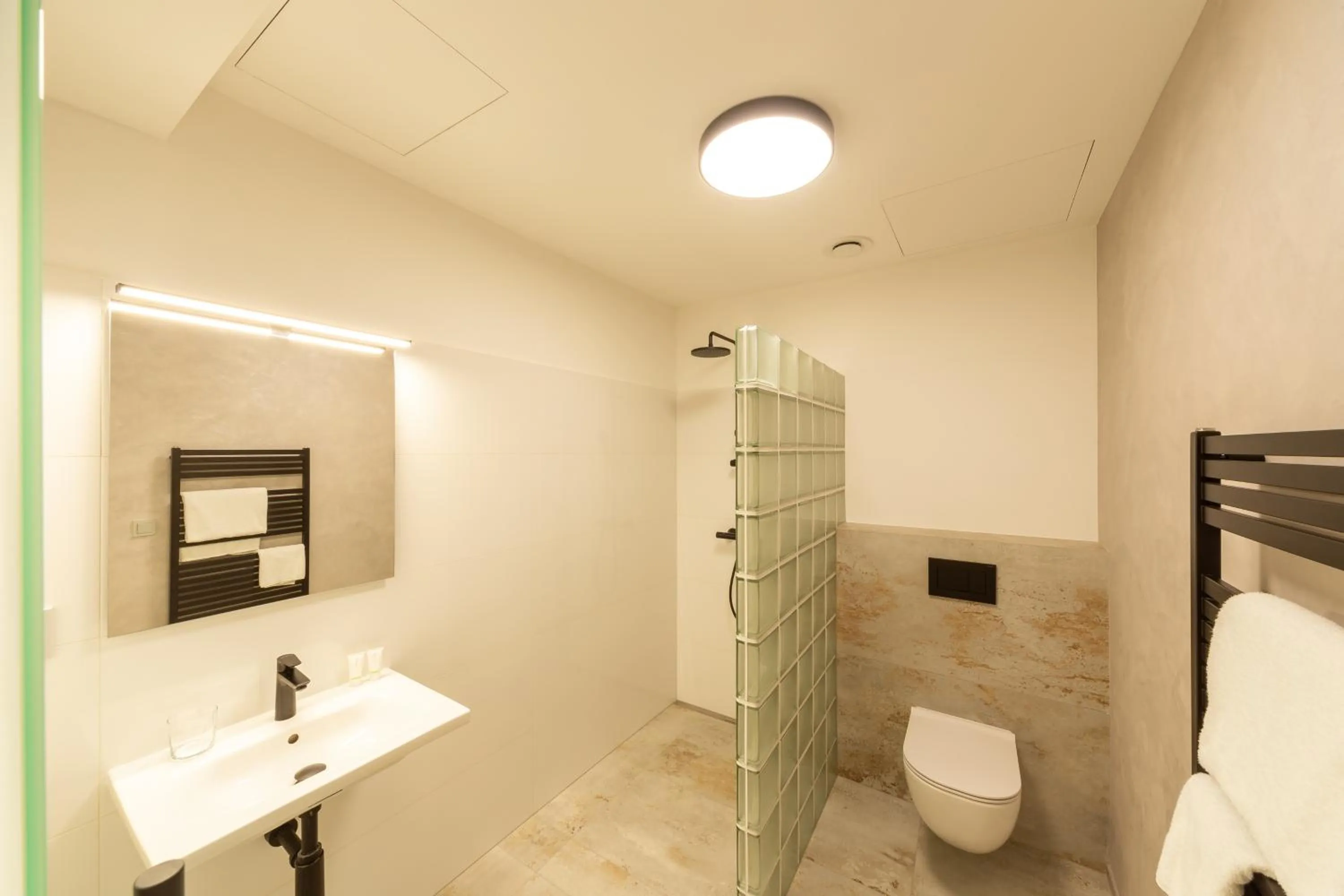 Shower in Bohemia Inn Hotel