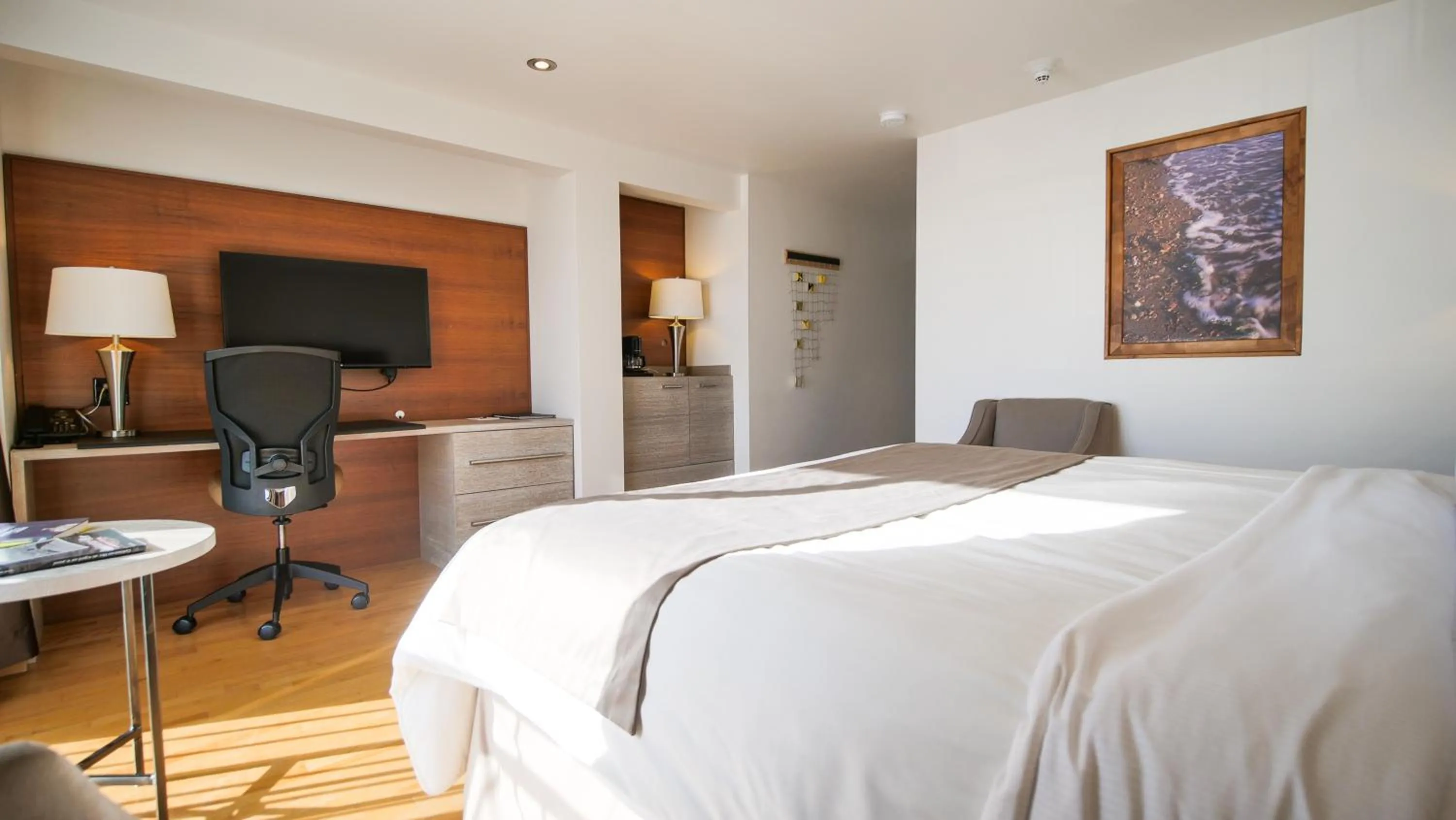 Bed in Manoir Belle Plage