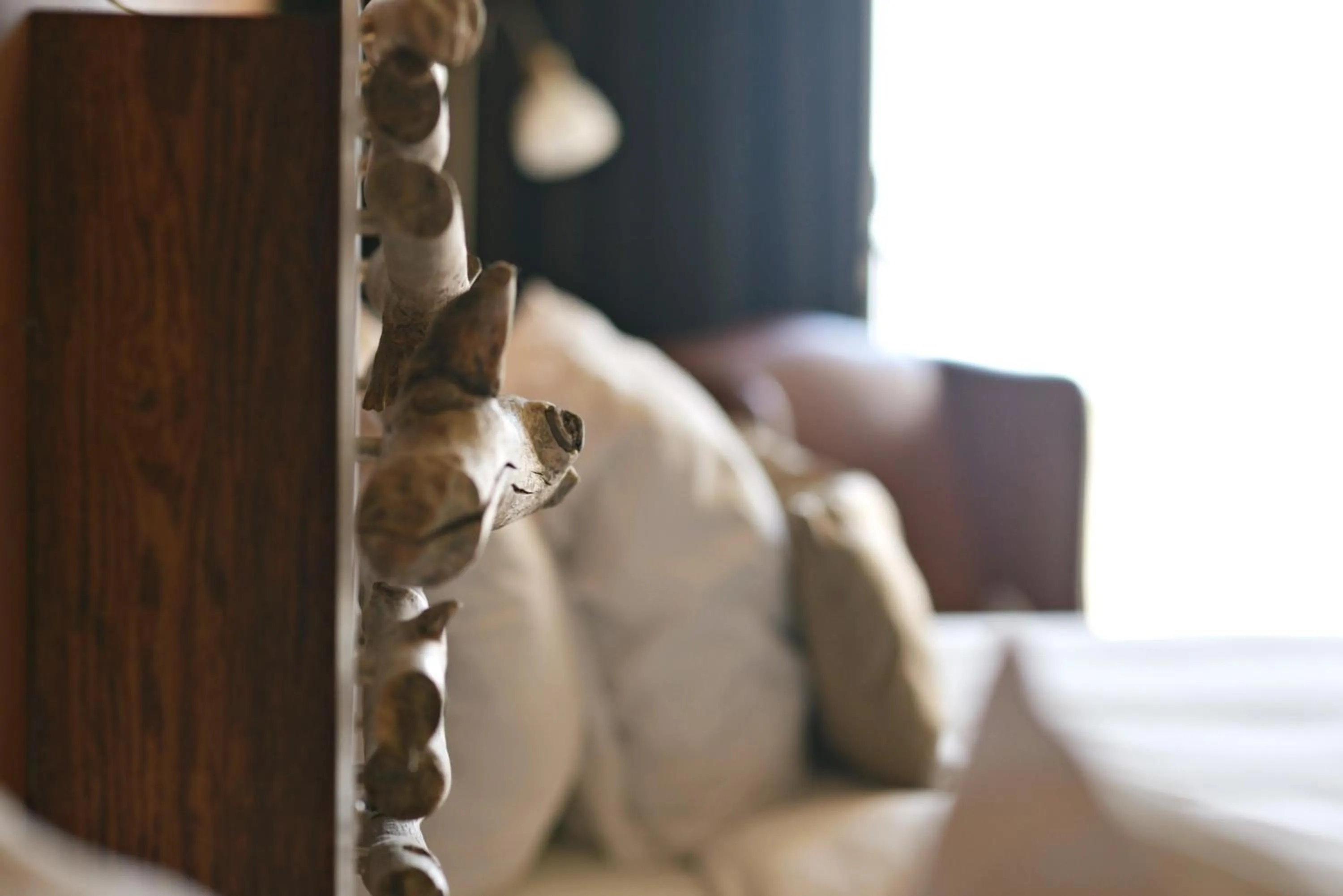 Decorative detail, Bed in Manoir Belle Plage