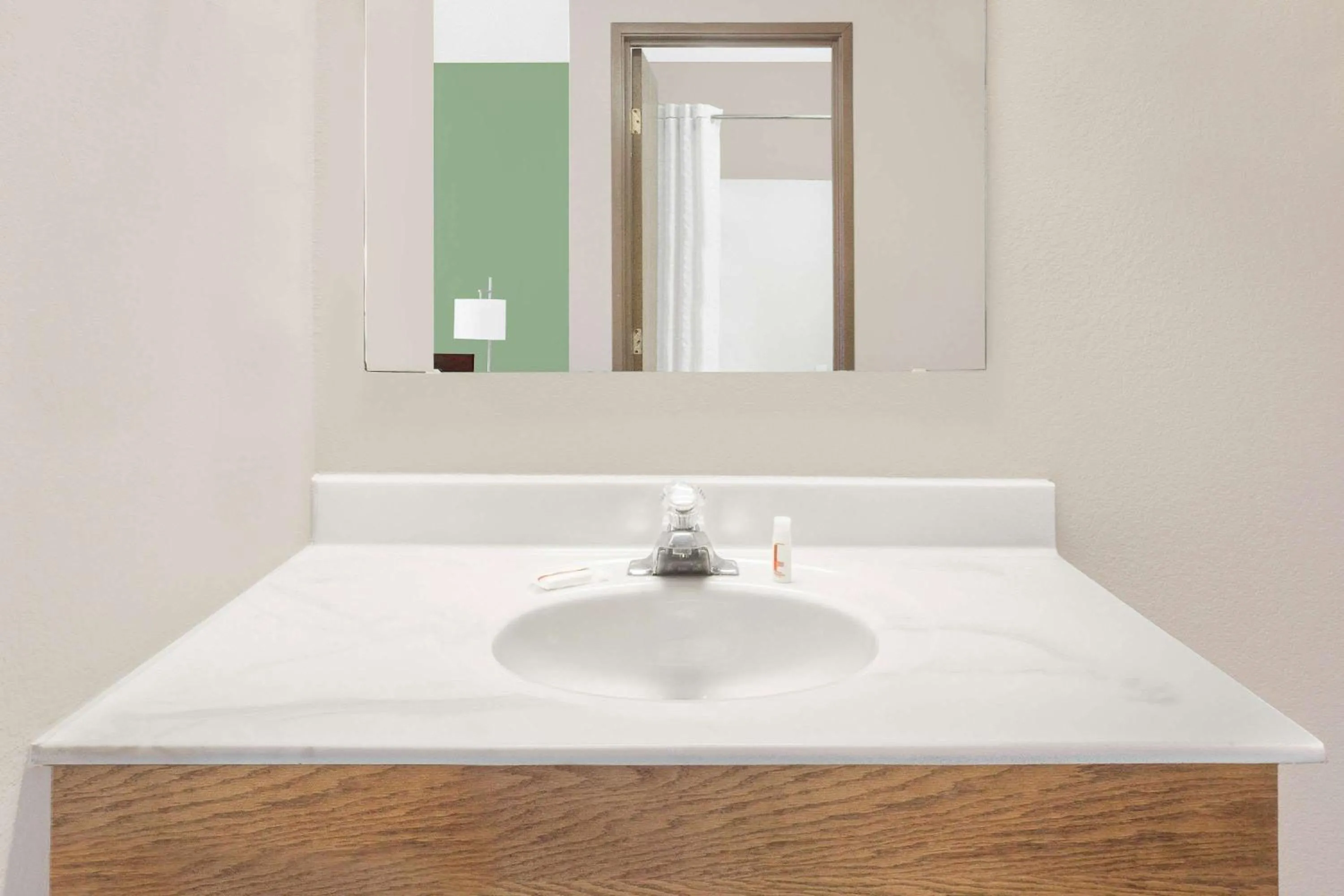 Bathroom in Super 8 by Wyndham Beaver Dam