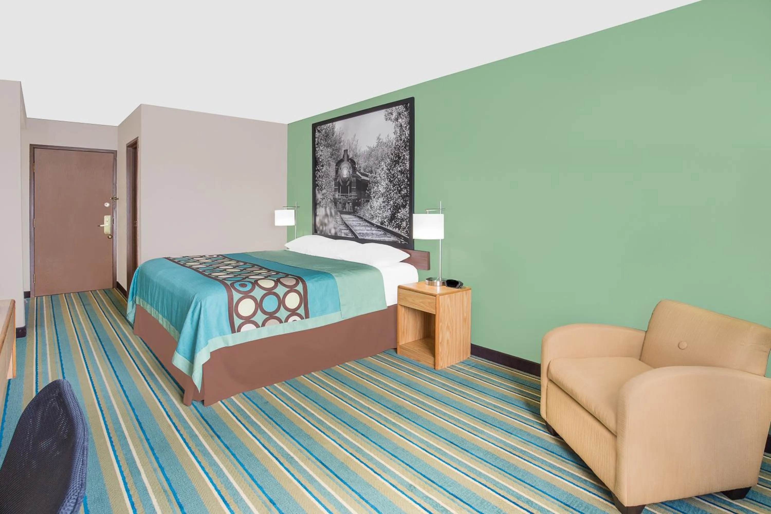 Photo of the whole room in Super 8 by Wyndham Beaver Dam