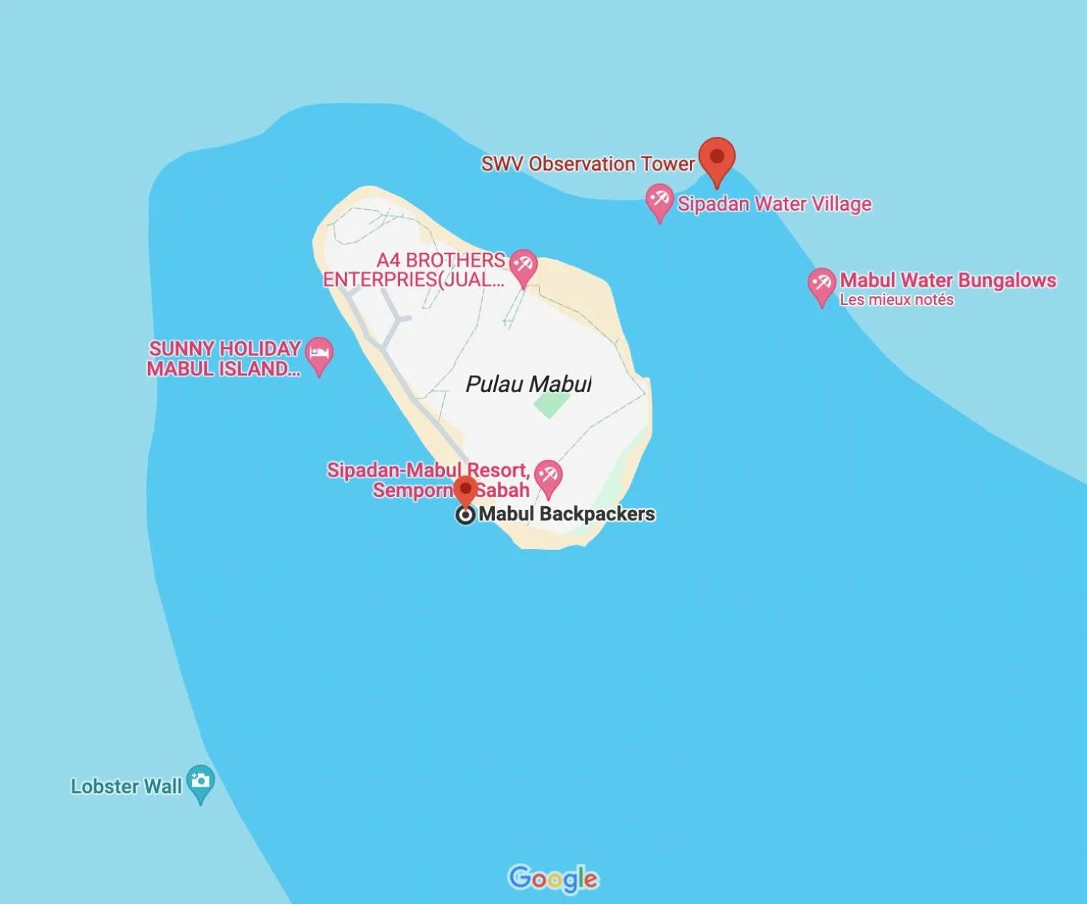 Property building in Mabul Backpackers