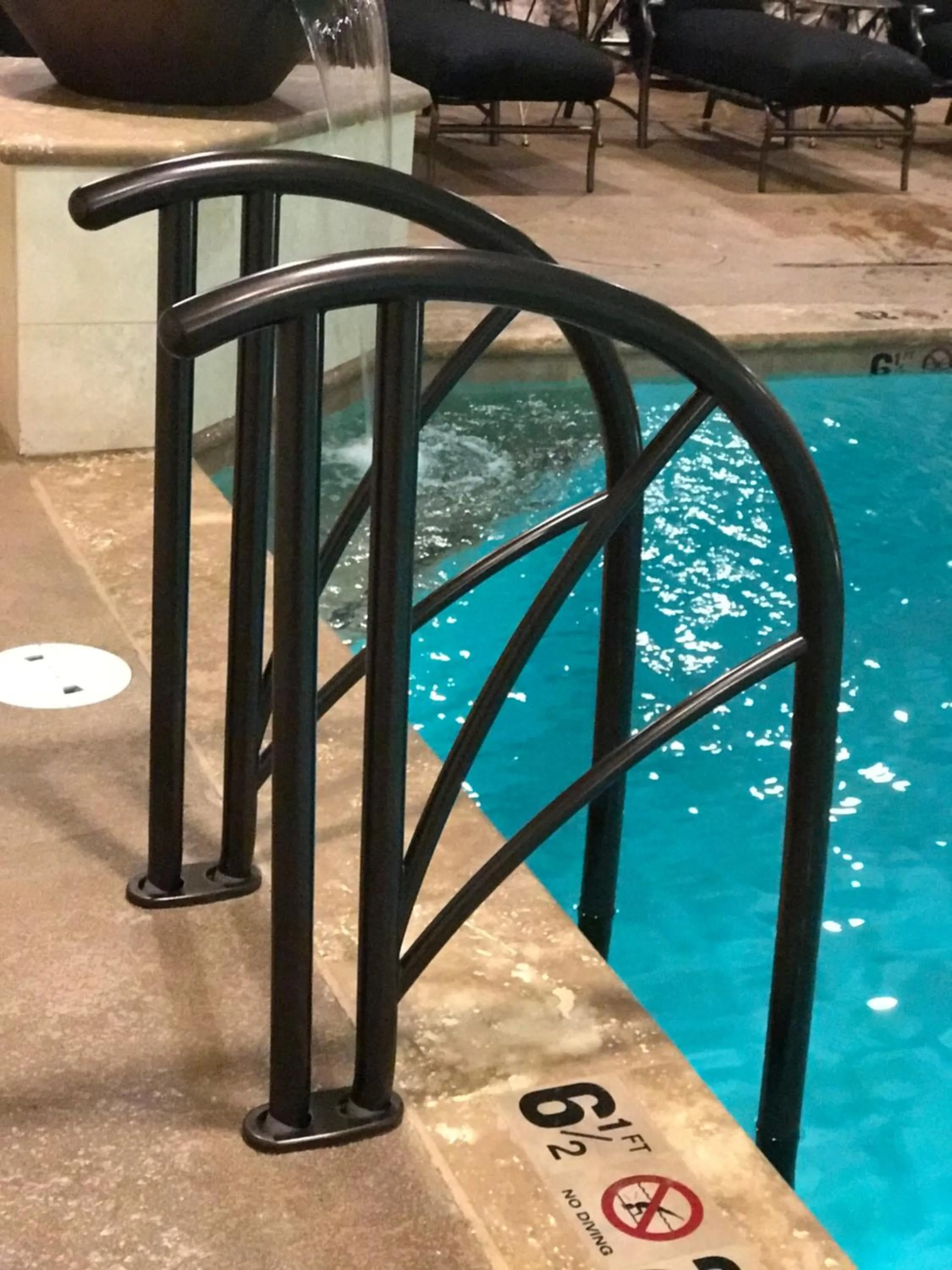 Decorative detail in Lewis & Clark Motel - Bozeman