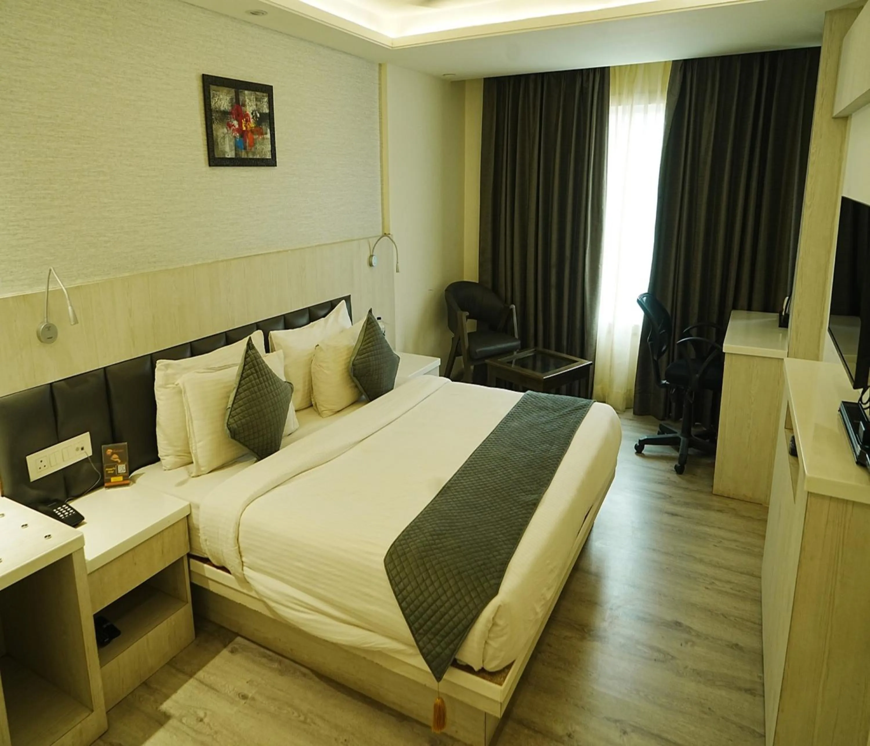 Bed in Hotel Radiance