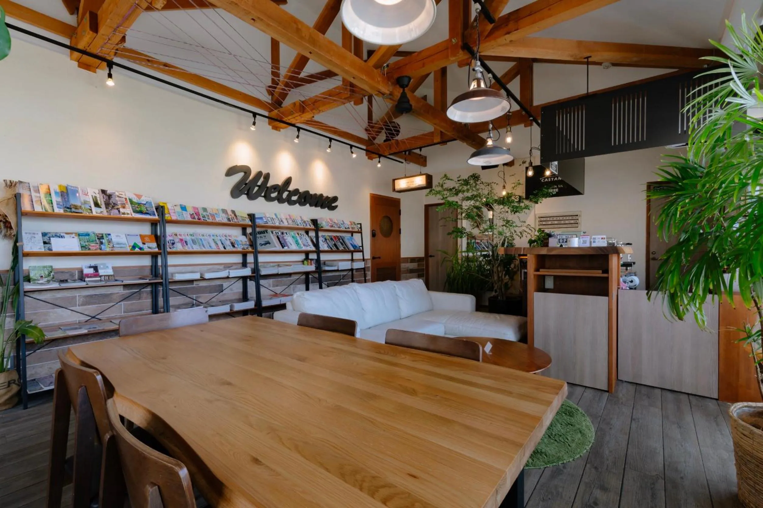 Dining area, Bed in cafe&stay CASTANA